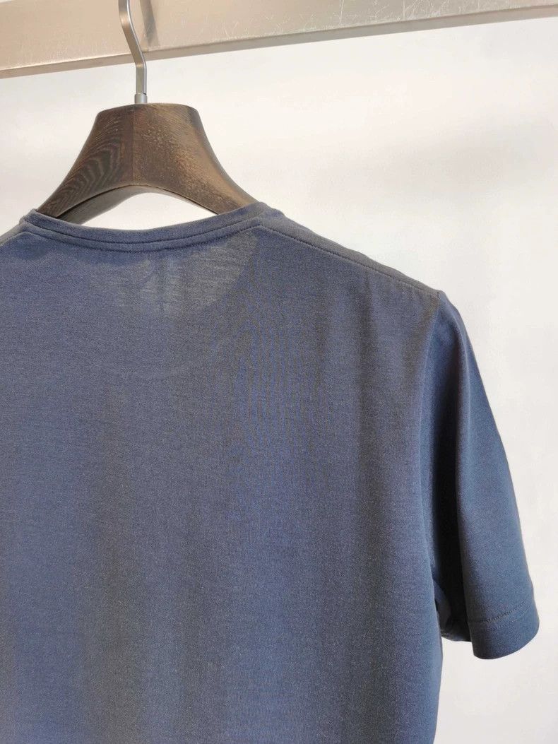 Loro Piana LORO PIANA Men's short-sleeved T-shirt Size US M / EU 48-50 / 2 - 9 Thumbnail