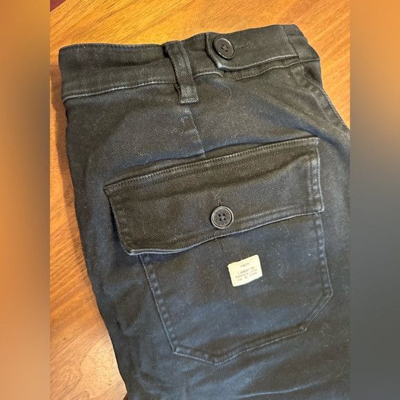 Other Elegant Black Cargo Pants for Women Size 31" - 4 Thumbnail