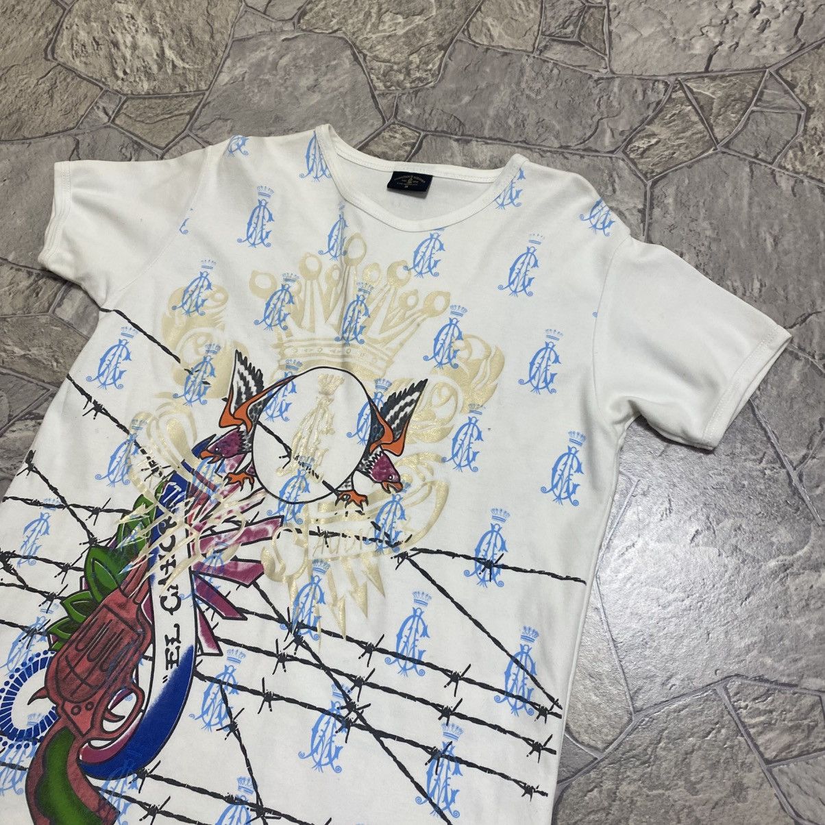 Christian Audigier Christian Audiger T Shirt Big Logo Size M Size US M / EU 48-50 / 2 - 7 Thumbnail
