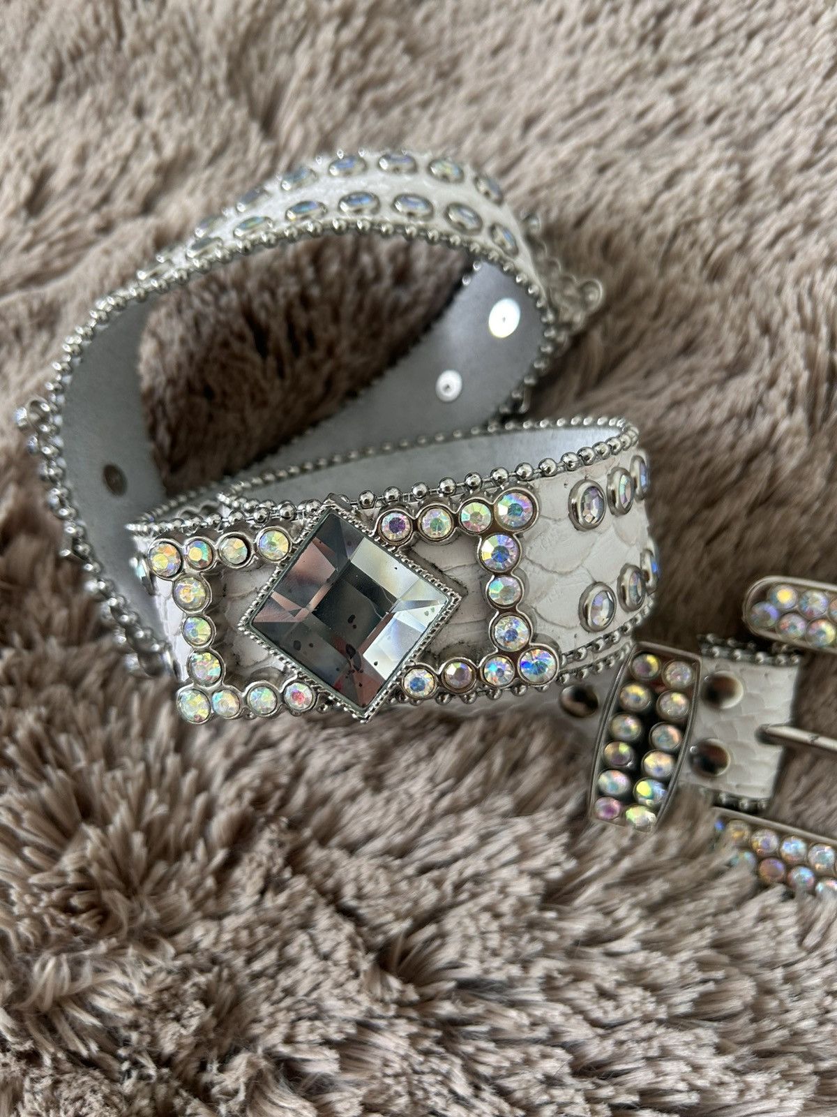 Vintage B.B Simmons style Y2K western belt Size ONE SIZE - 1 Thumbnail