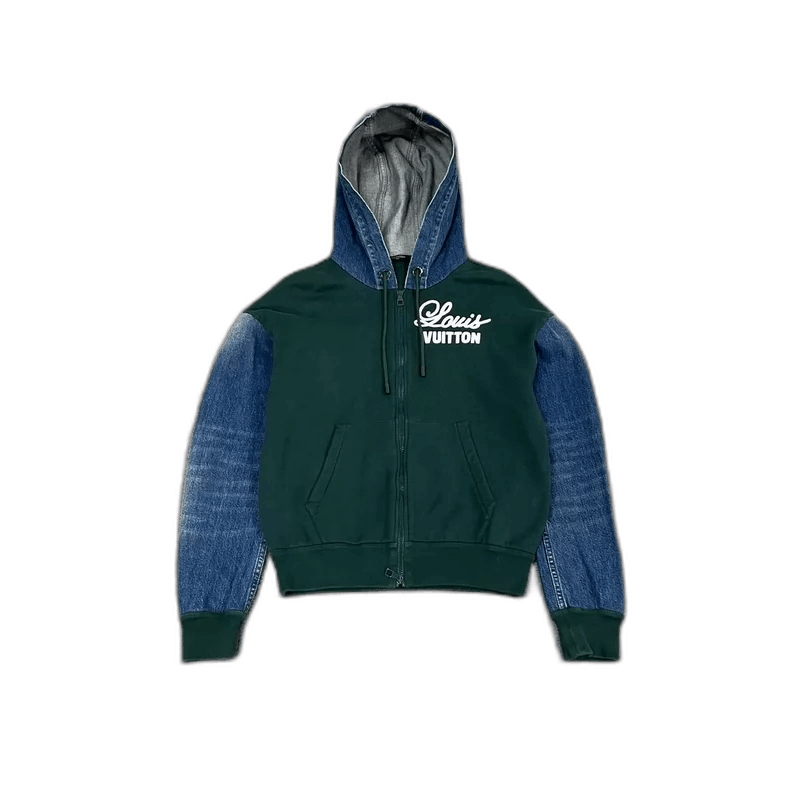 Louis Vuitton Louis Vuitton Denim Patchwork Hoodie-2507 Size US XS / EU 42 / 0 - 1 Thumbnail