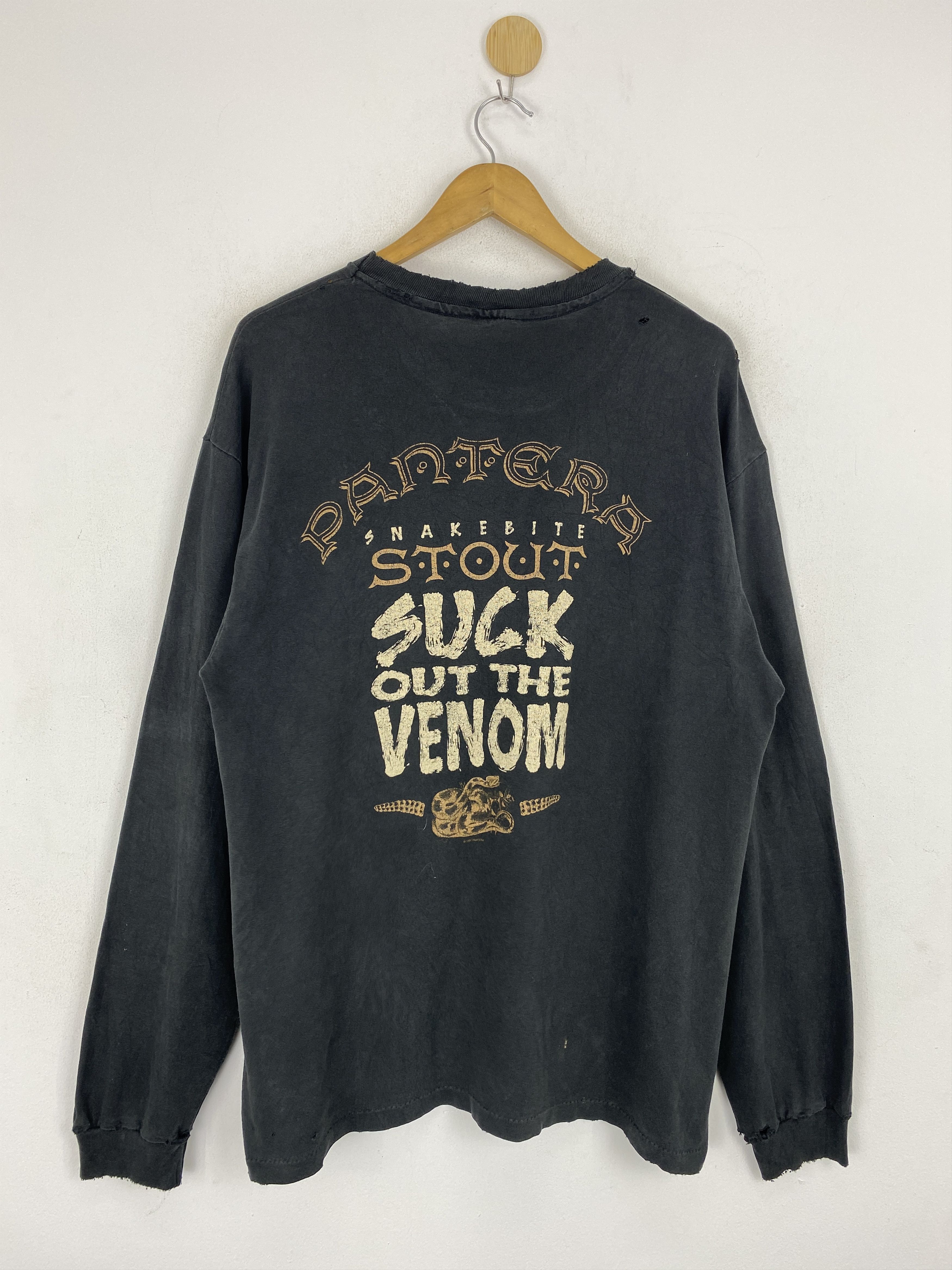Band Tees × Vintage Vintage 90s Pantera Suck Out the Venom Tee TA0670 Size US XL / EU 56 / 4 - 1 Thumbnail