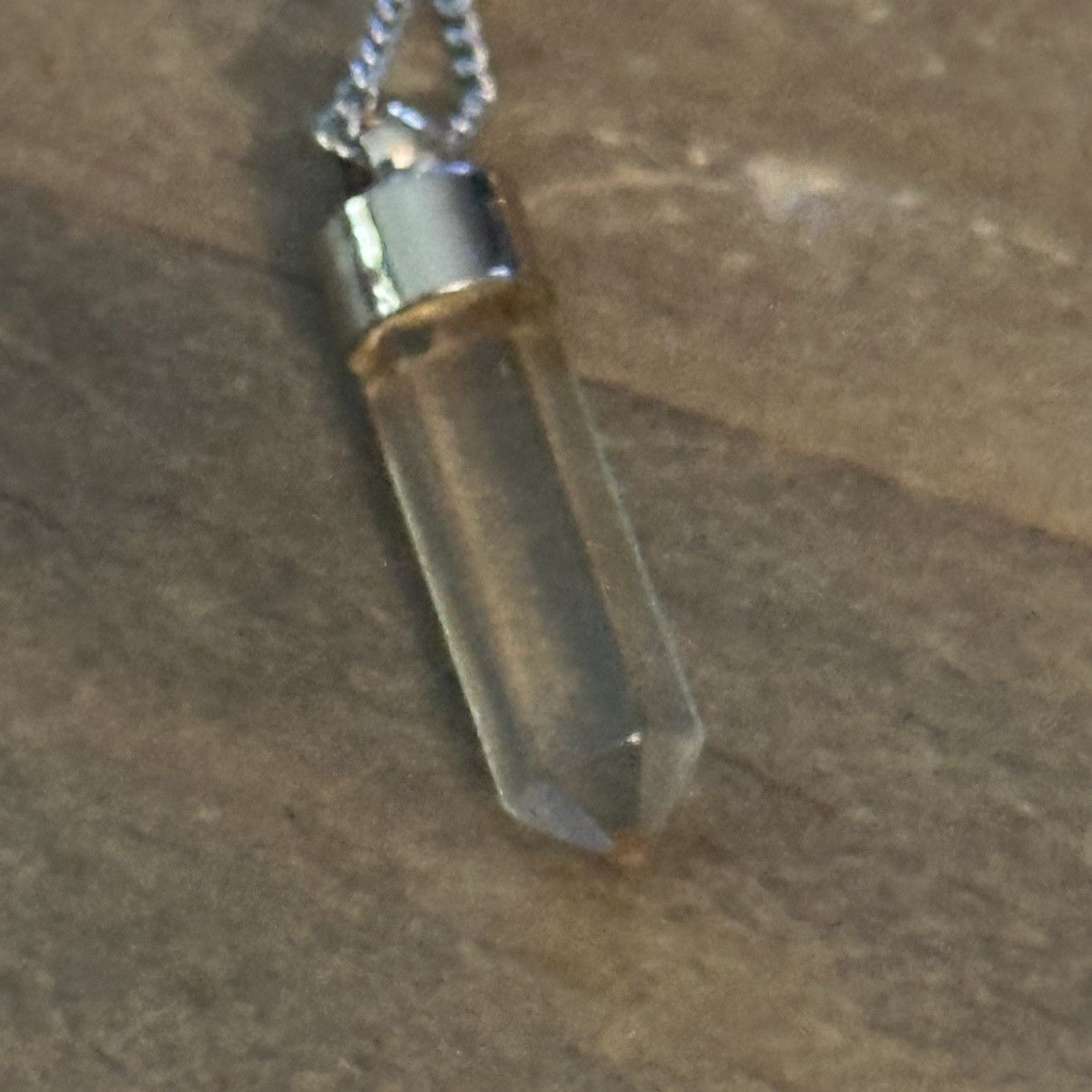 Other Two tone layered crystal and horn pendants necklace Size ONE SIZE - 3 Thumbnail