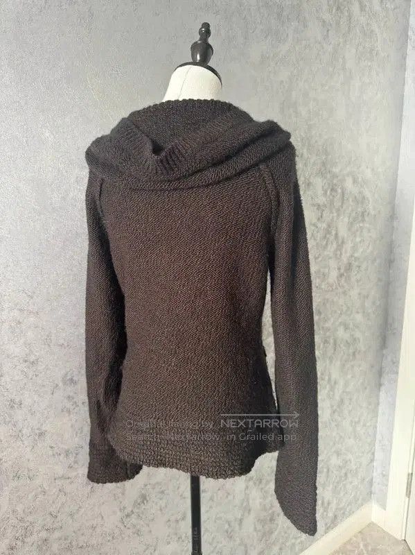 Burberry Burberry Brown Wool Blend Hooded Cardigan. Size S / US 4 / IT 40 - 5 Thumbnail