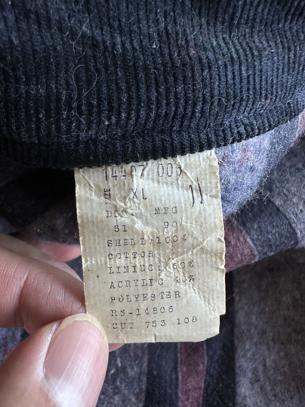 Sears Vintage Sears Raw Denim Work Jacket Size US XL / EU 56 / 4 - 9 Thumbnail