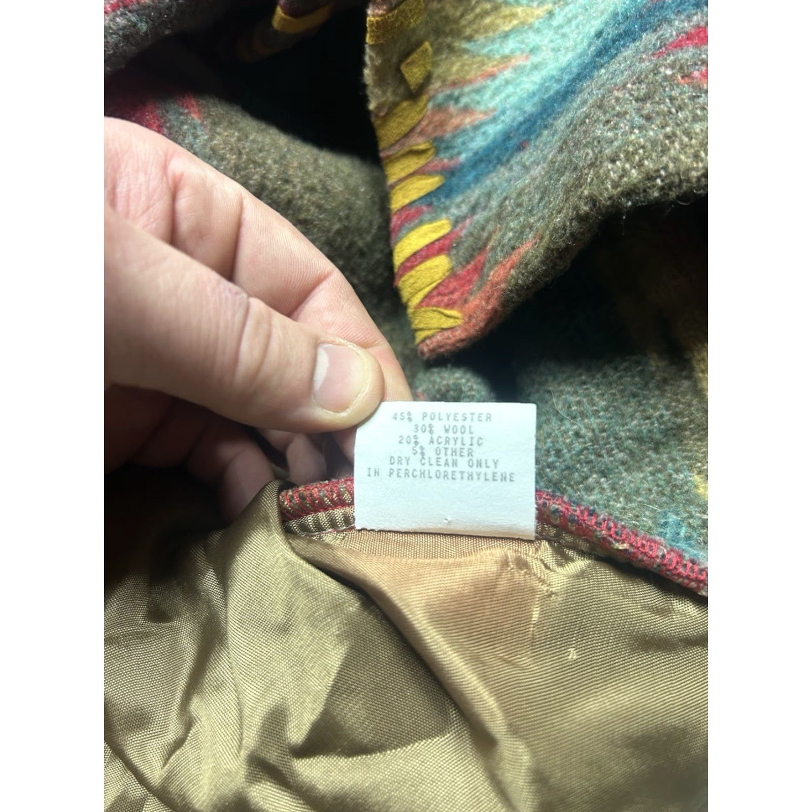 Roper VINTAGE Roper Rodeo Blue Jacket Aztec Southwestern Long Women L Jacket/Coat overcoat Size L / US 10 / IT 46 - 7 Thumbnail