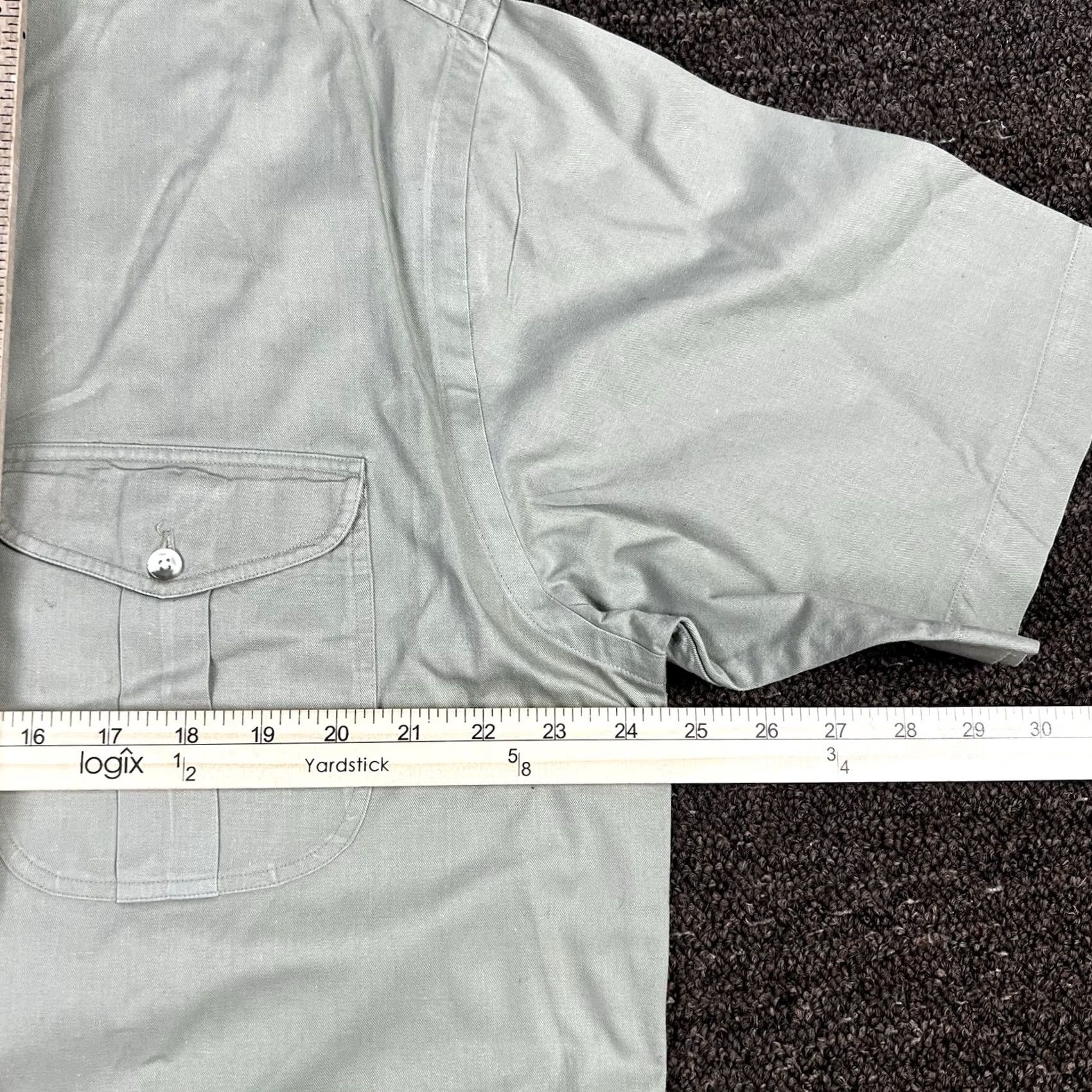 Eddie Bauer VINTAGE Eddie Bauer Shirt Rufton Twill Button Up Mens Large Cotton Tan Hiking 90s Retro Outdoors Mens Size US L / EU 52-54 / 3 - 7 Thumbnail