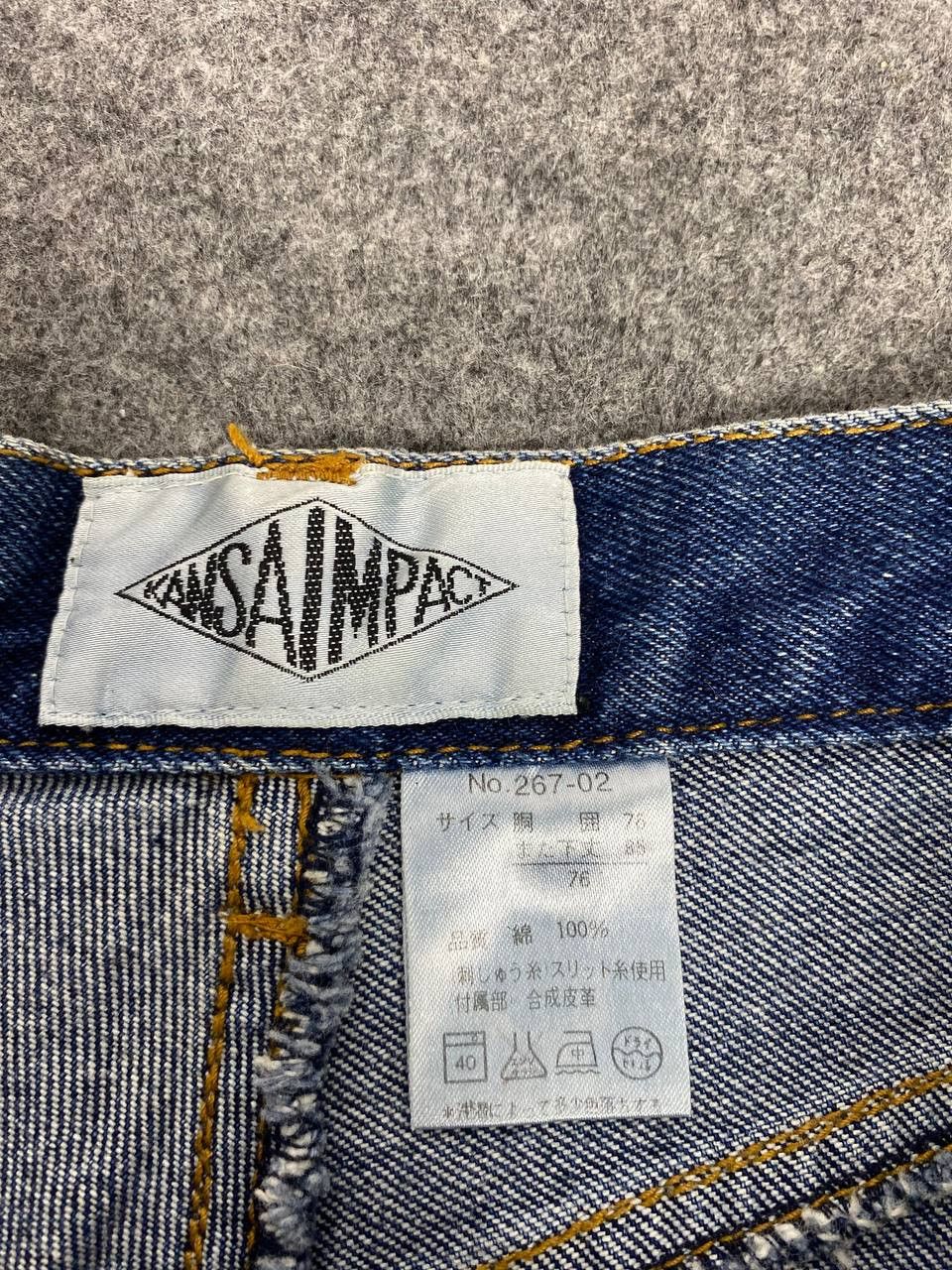 Kansai Yamamoto kansai impact japanese brands distressed denim Size US 31 - 12 Thumbnail