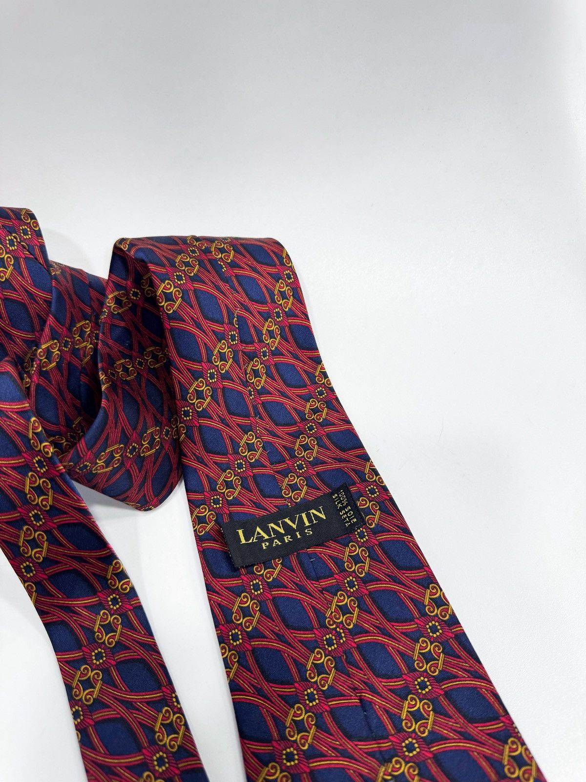 Lanvin Lanvin vintage silk tie Size ONE SIZE - 4 Thumbnail