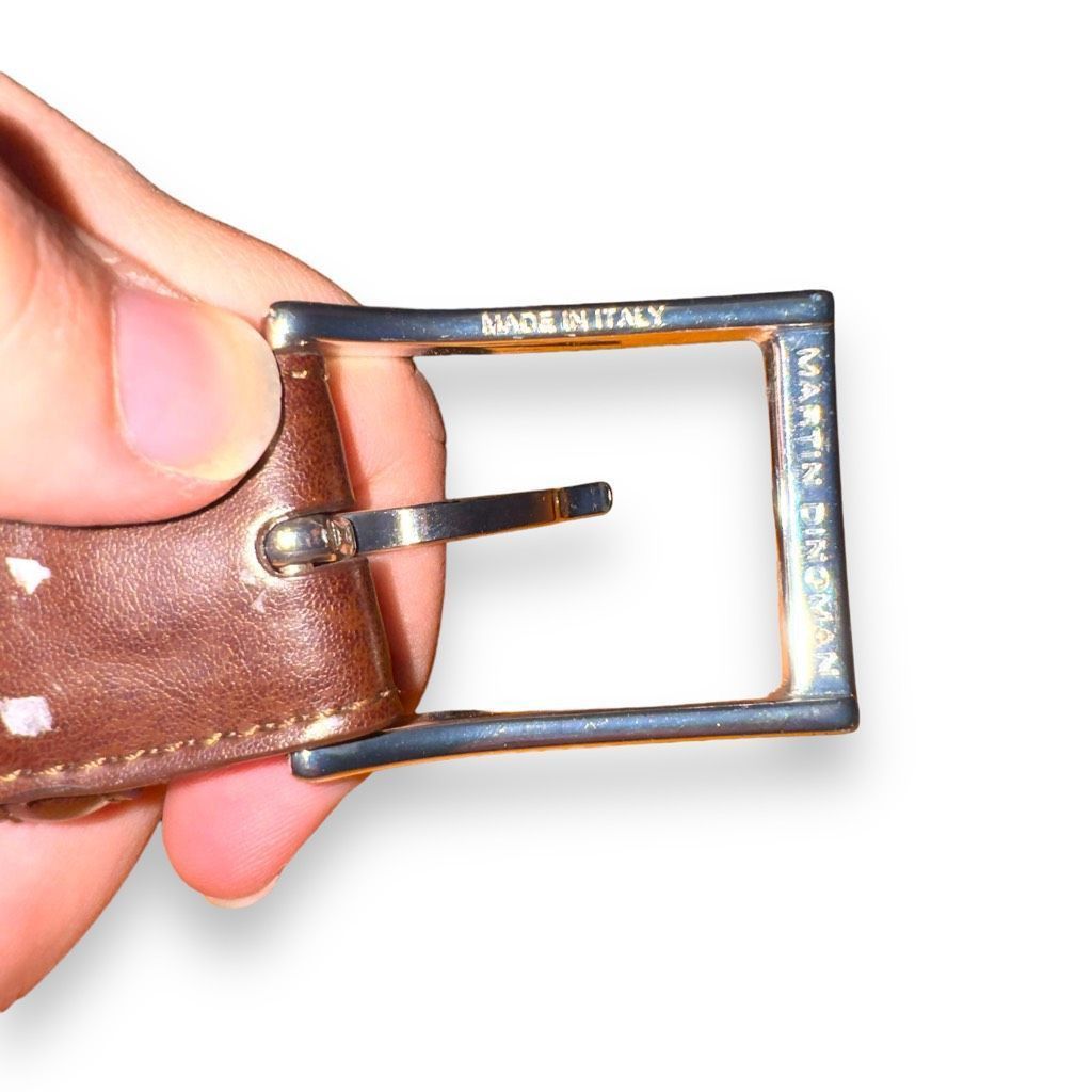 Martin Dingman Martin Dingman Countrywear Brown Coachman Leather Belt Size Size 42 - 3 Thumbnail