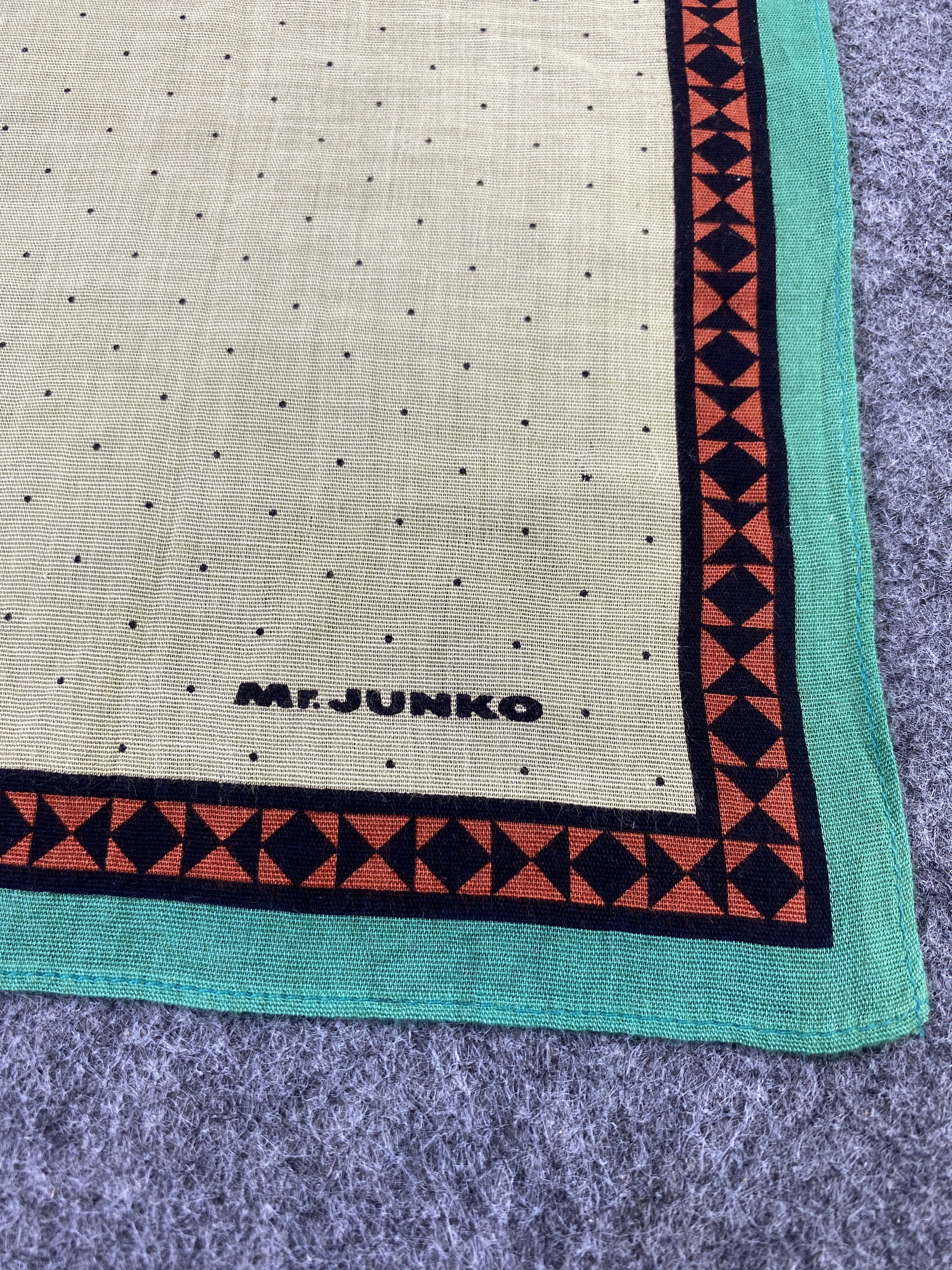 Japanese Brand Mr. Junko Handkerchief / Bandana / Neckerchief-B409 Size ONE SIZE - 5 Thumbnail
