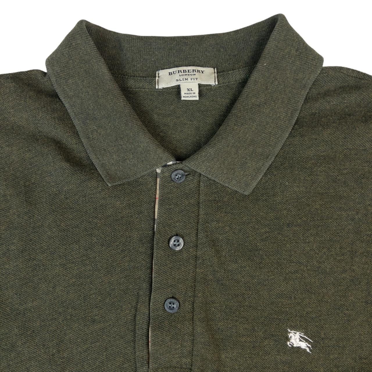 Burberry Vintage Burberry Long Sleeve Polo Shirt Size XL Size US XL / EU 56 / 4 - 3 Thumbnail