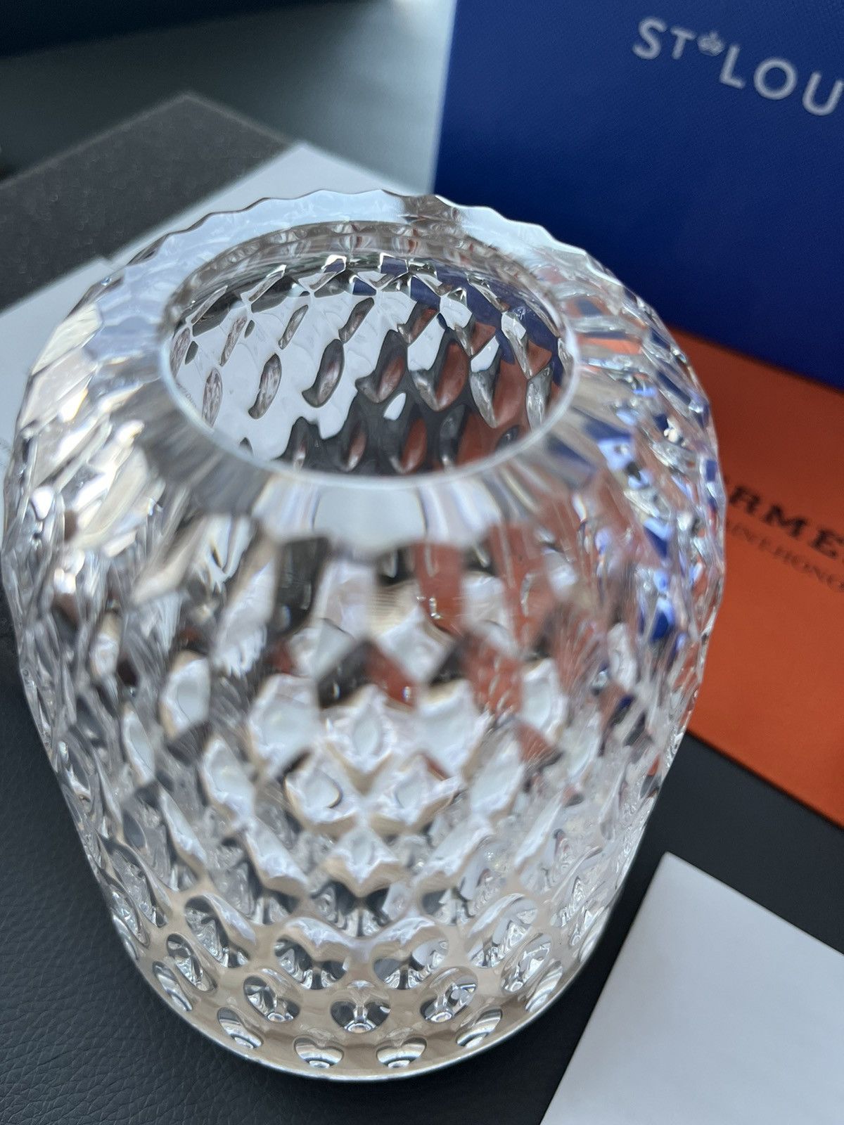 Hermes Rare Hermes St Louis Brand New Crystal Candle Holder Lamp Size ONE SIZE - 14 Thumbnail