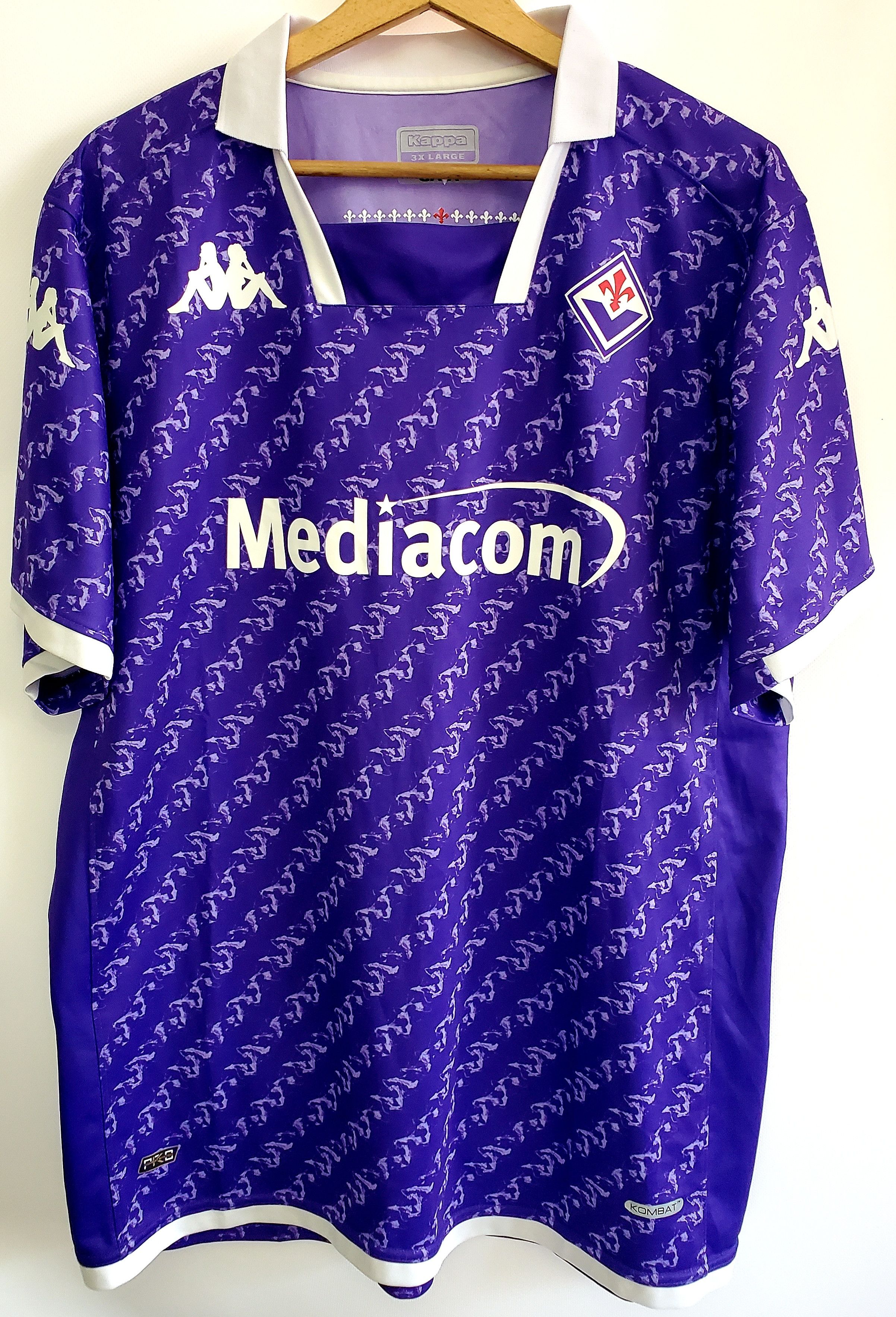 Kappa Fiorentina Home Soccer Jersey 2023/2024 ideal condition 3 Xl Size US XXL / EU 58 / 5 - 1 Thumbnail