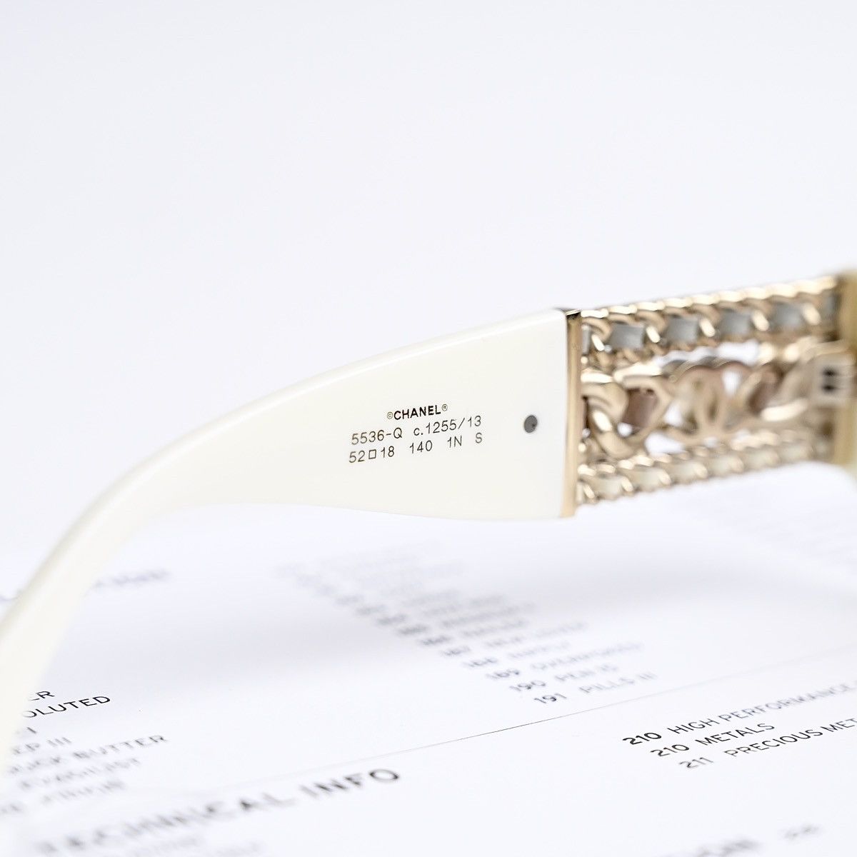 Chanel CHANEL 0CH5536Q 125513 SUNGLASSES Size ONE SIZE - 5 Thumbnail
