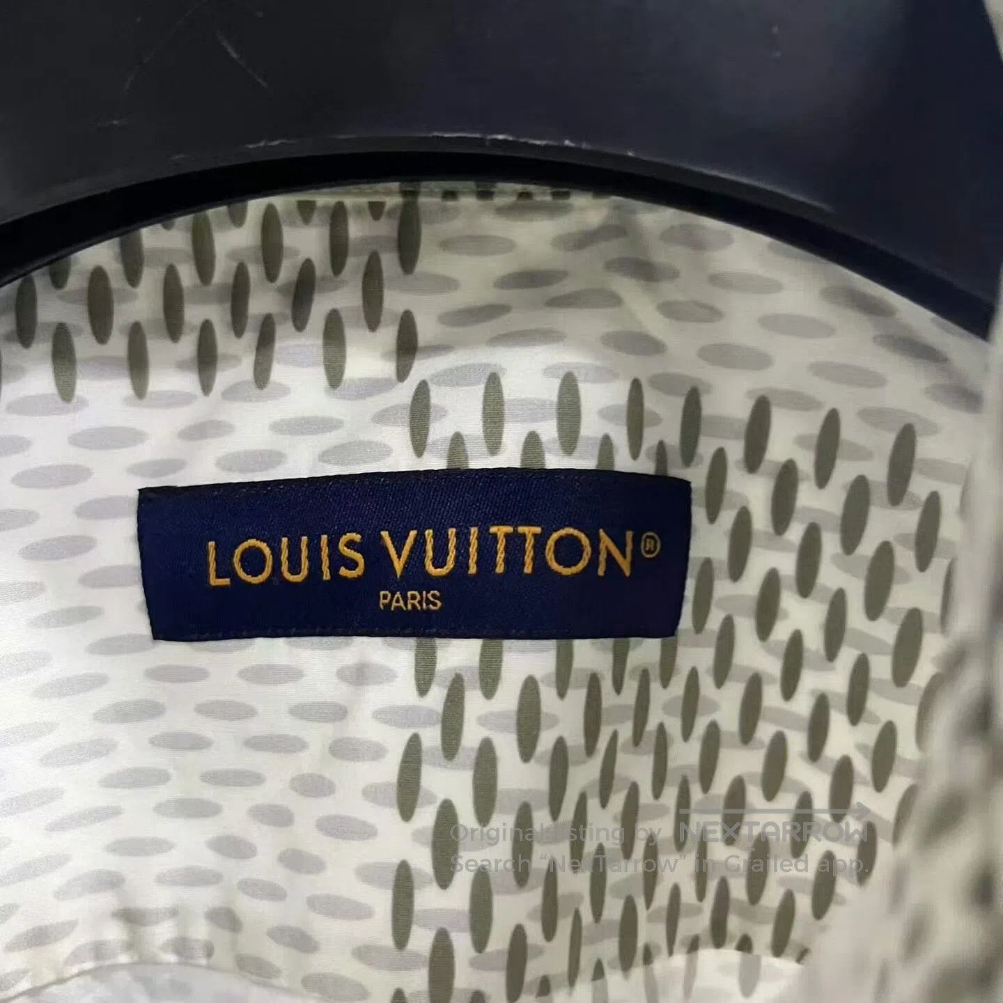 Louis Vuitton Louis Vuitton Gray checkered letter-printed square-neck ca Size US L / EU 52-54 / 3 - 2 Thumbnail