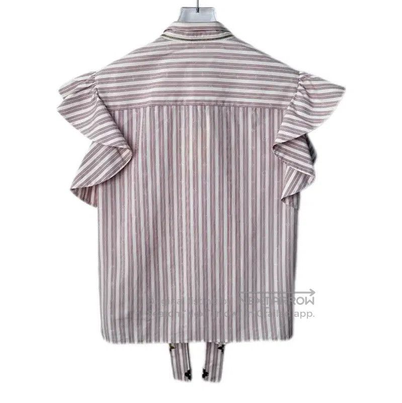 Louis Vuitton Louis Vuitton Pink Cotton Blend Women's Shirt . Size L / US 10 / IT 46 - 2 Thumbnail