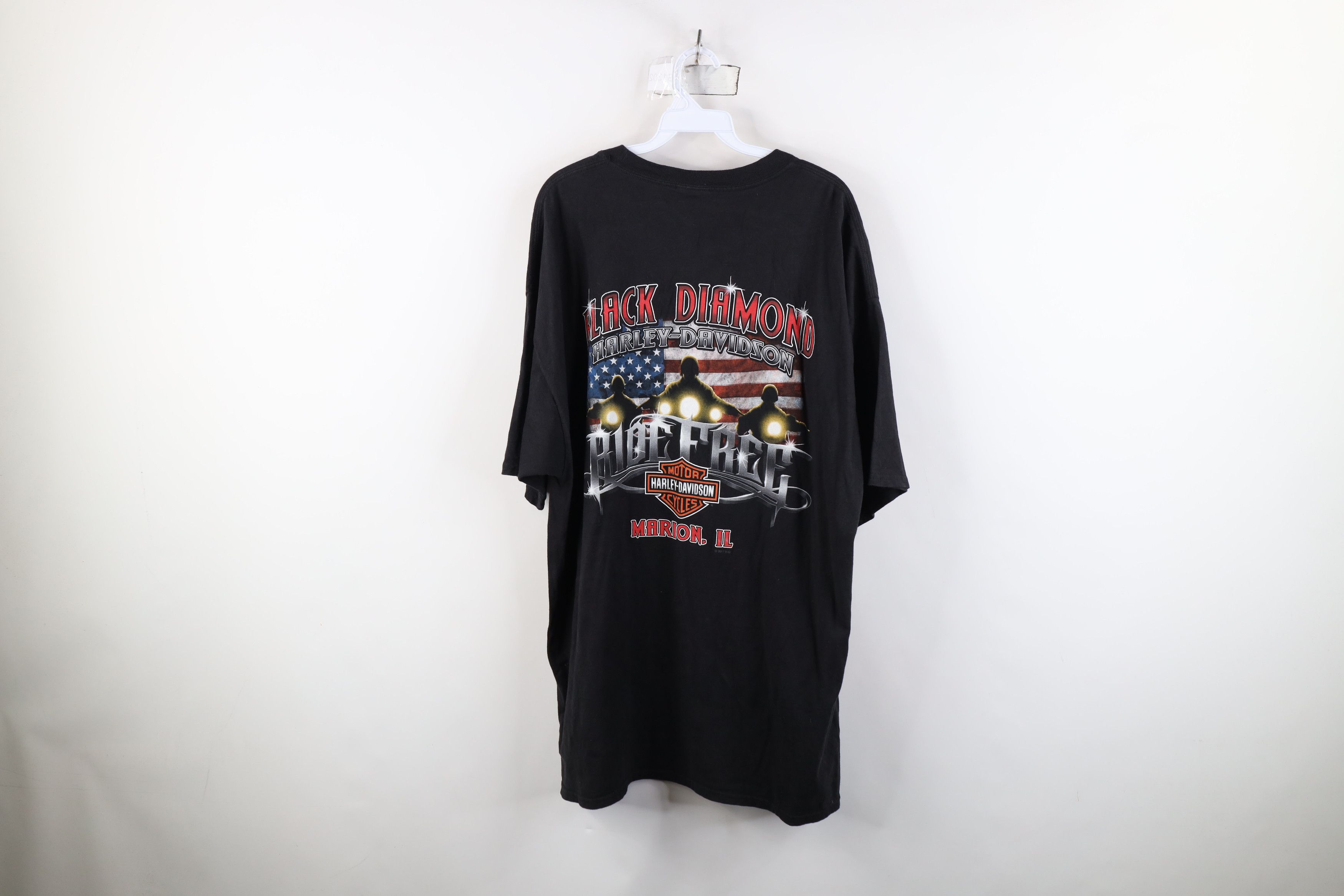 Harley Davidson Y2K Harley Davidson Spell Out Tribal Short Sleeve T-Shirt Size US XXL / EU 58 / 5 - 13 Thumbnail