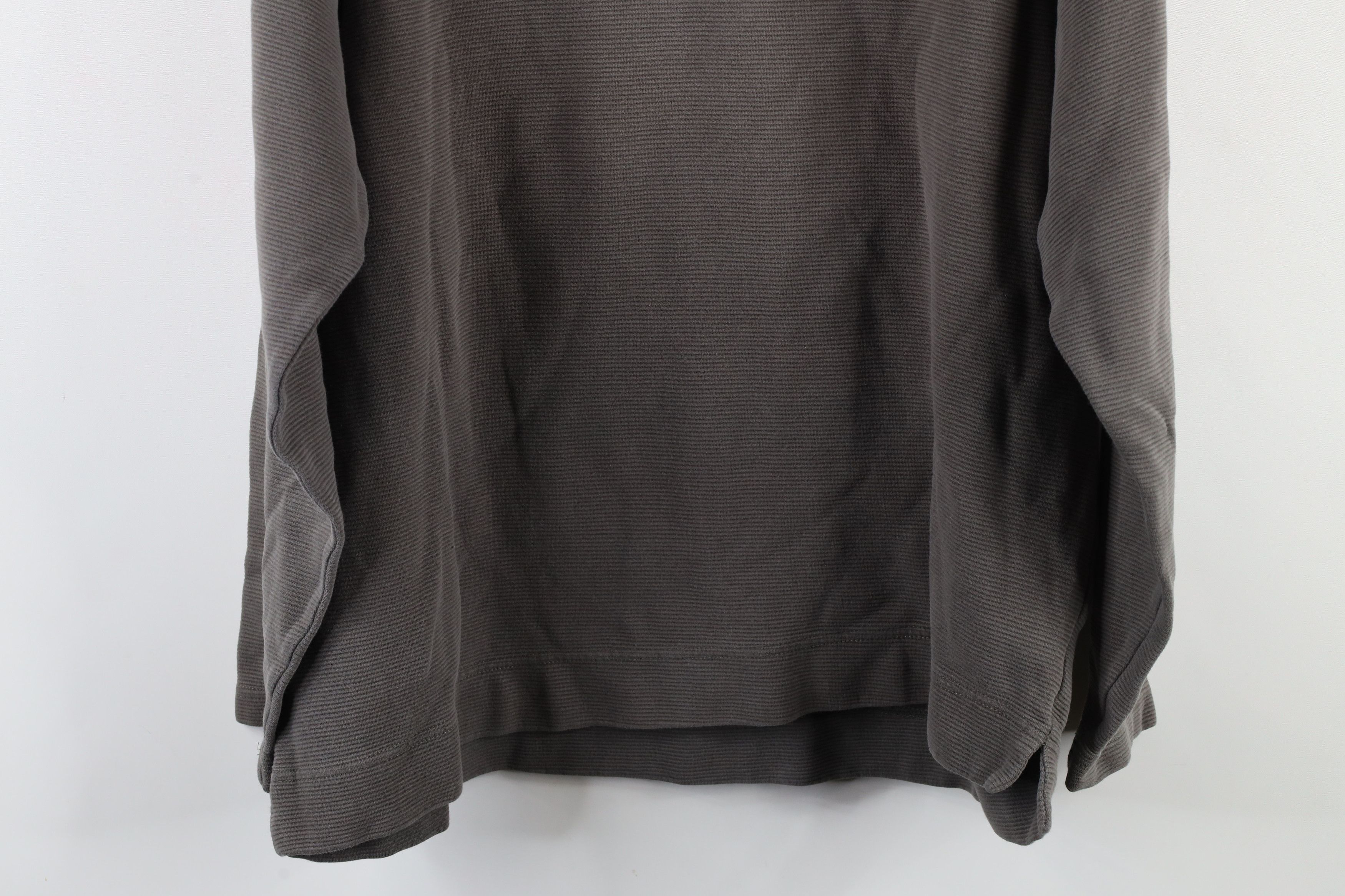 Vintage Vintage 90s Streetwear Heavyweight Ribbed Mock Neck T-Shirt Size US L / EU 52-54 / 3 - 13 Thumbnail