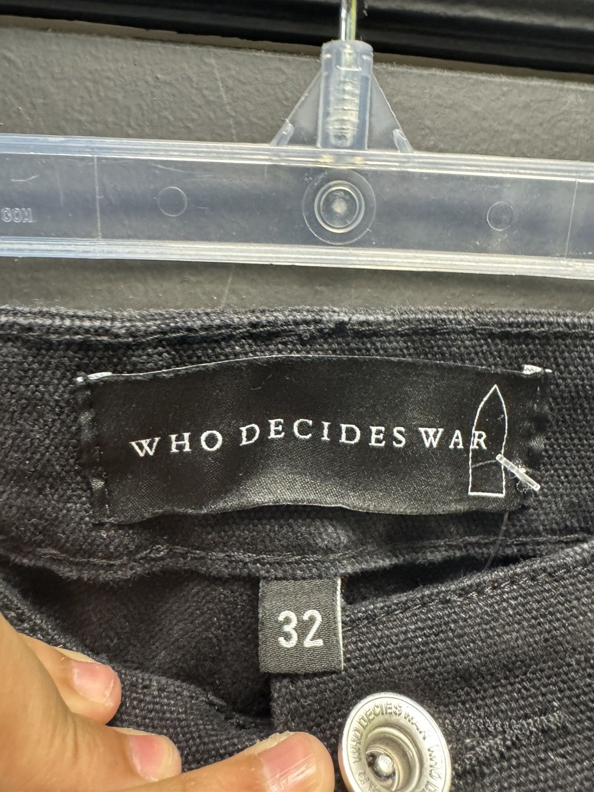 Who Decides War Who Decides War Interwoven Trousers Black Size US 32 / EU 48 - 3 Thumbnail