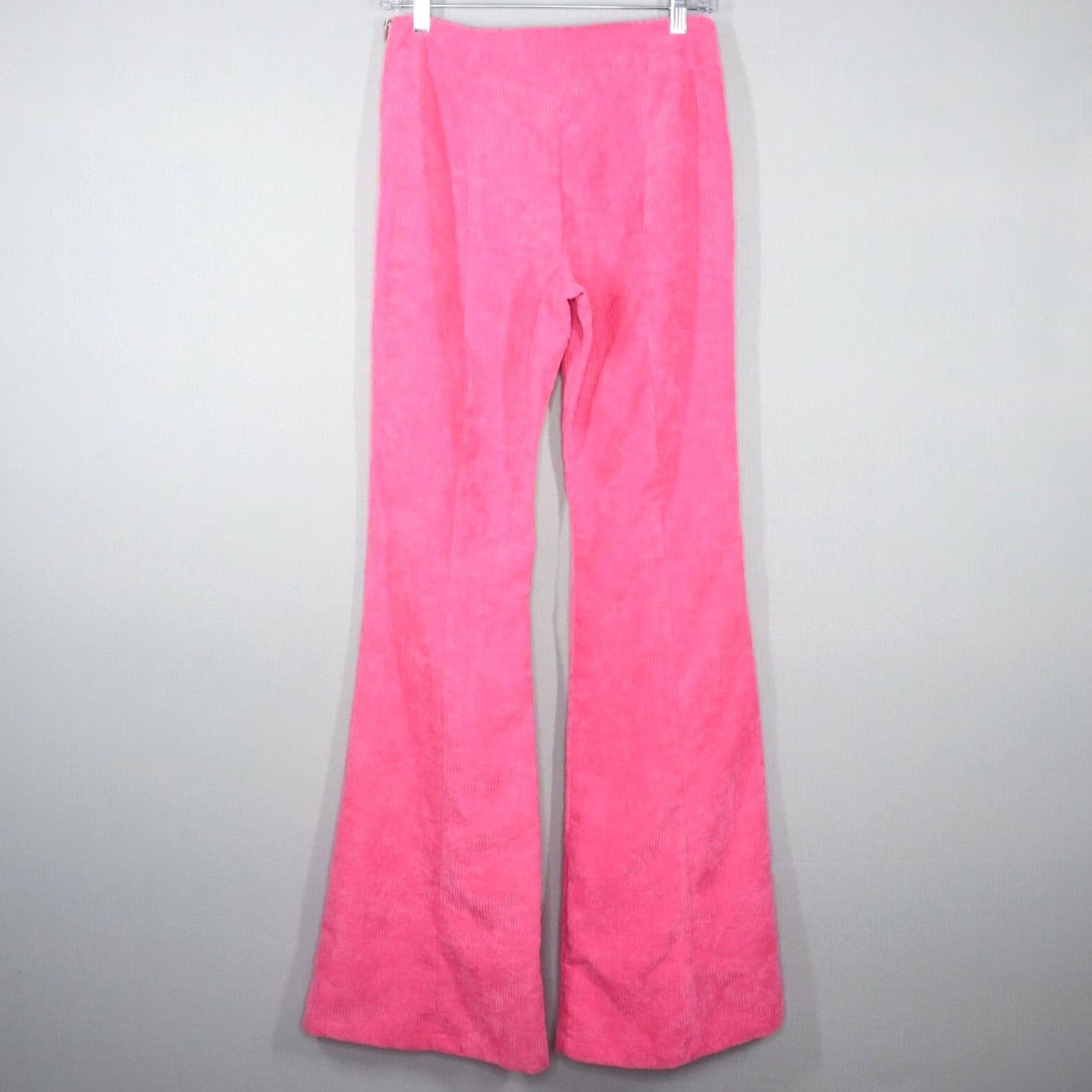 Jaded London Jaded London Pants Womens Sz 4 Hot Pink Corduroy Flared High Waist Trousers NWT Size 27" / US 4 / IT 40 - 5 Thumbnail