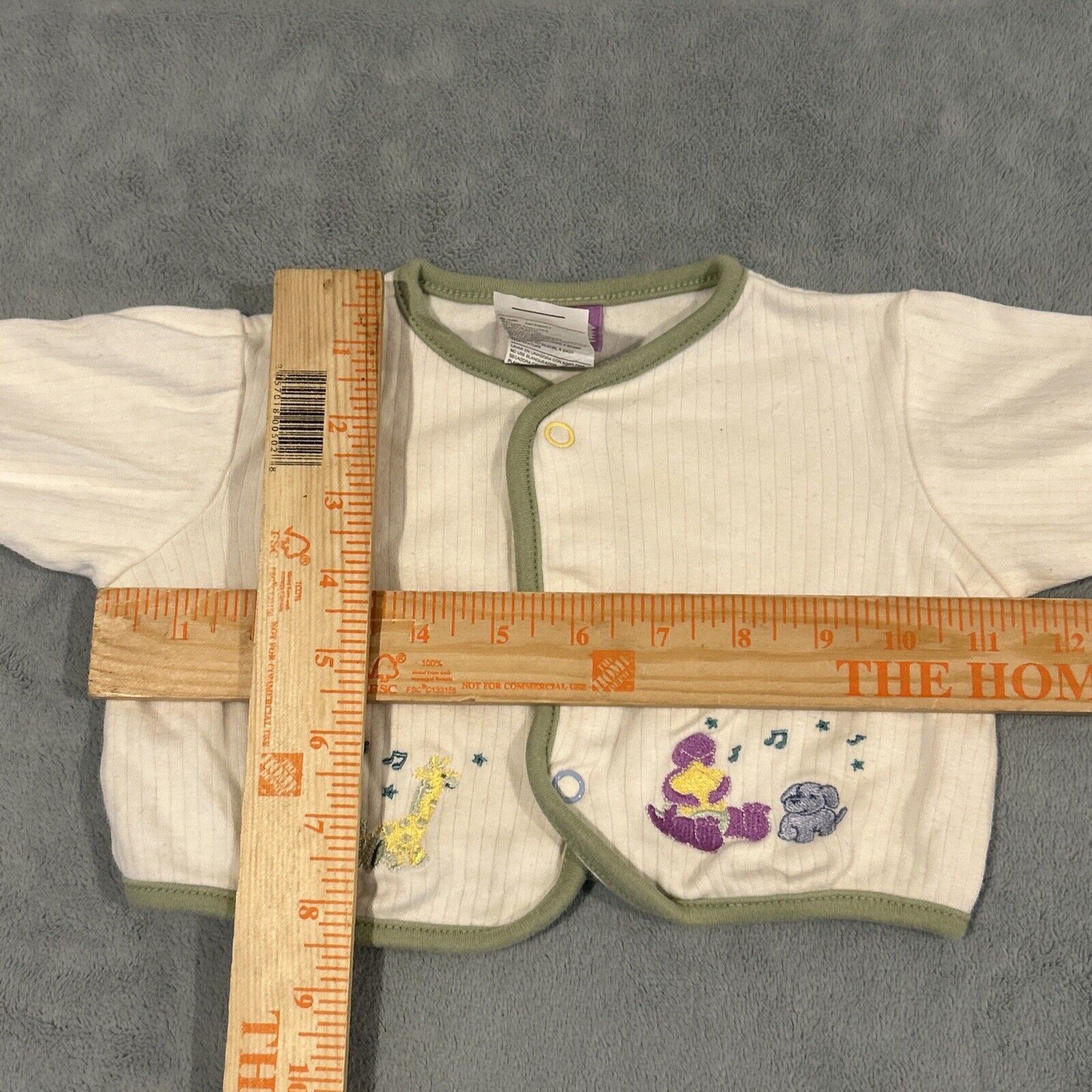 Barneys New York 1990s Barneys Knit Cardigan Baby Toddler 3/6 Months Sweater Size M / US 6-8 / IT 42-44 - 5 Thumbnail