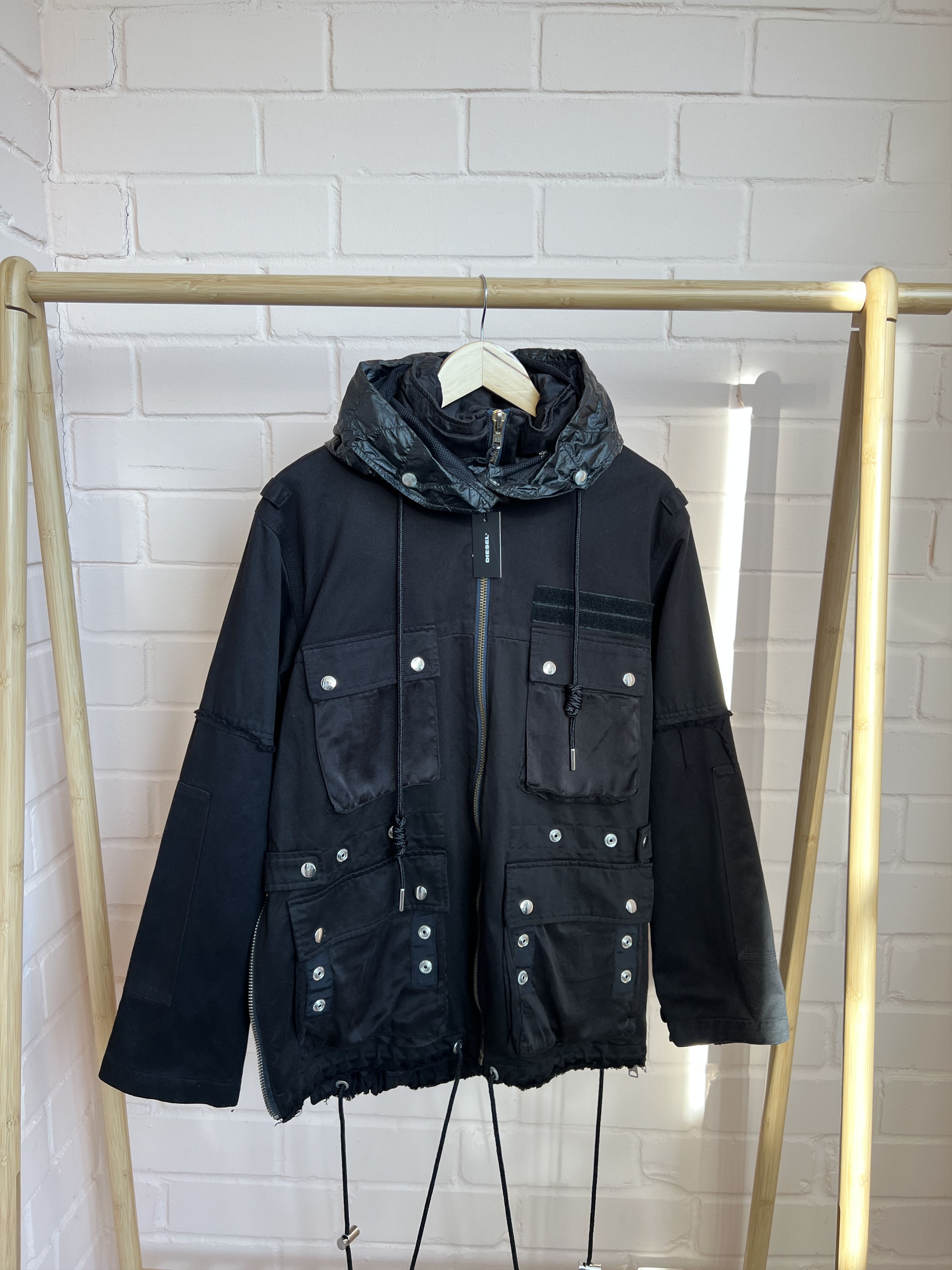 Diesel Crazy Designer Sample Diesel Mulitpockets Distressed Jacket Size US M / EU 48-50 / 2 - 4 Thumbnail