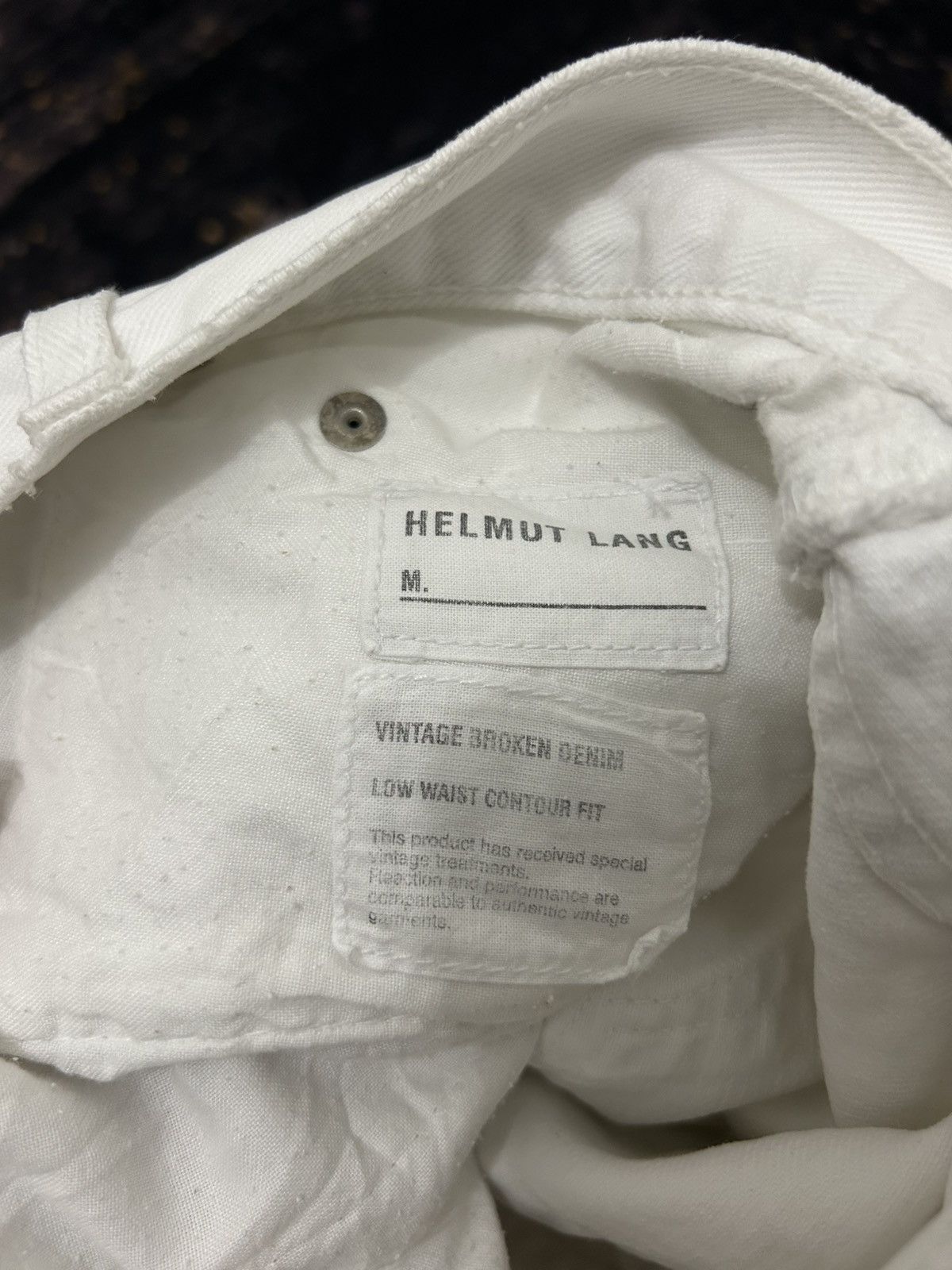 Helmut Lang Helmut Lang White Vintage Broken Denim Size US 32 / EU 48 - 14 Thumbnail