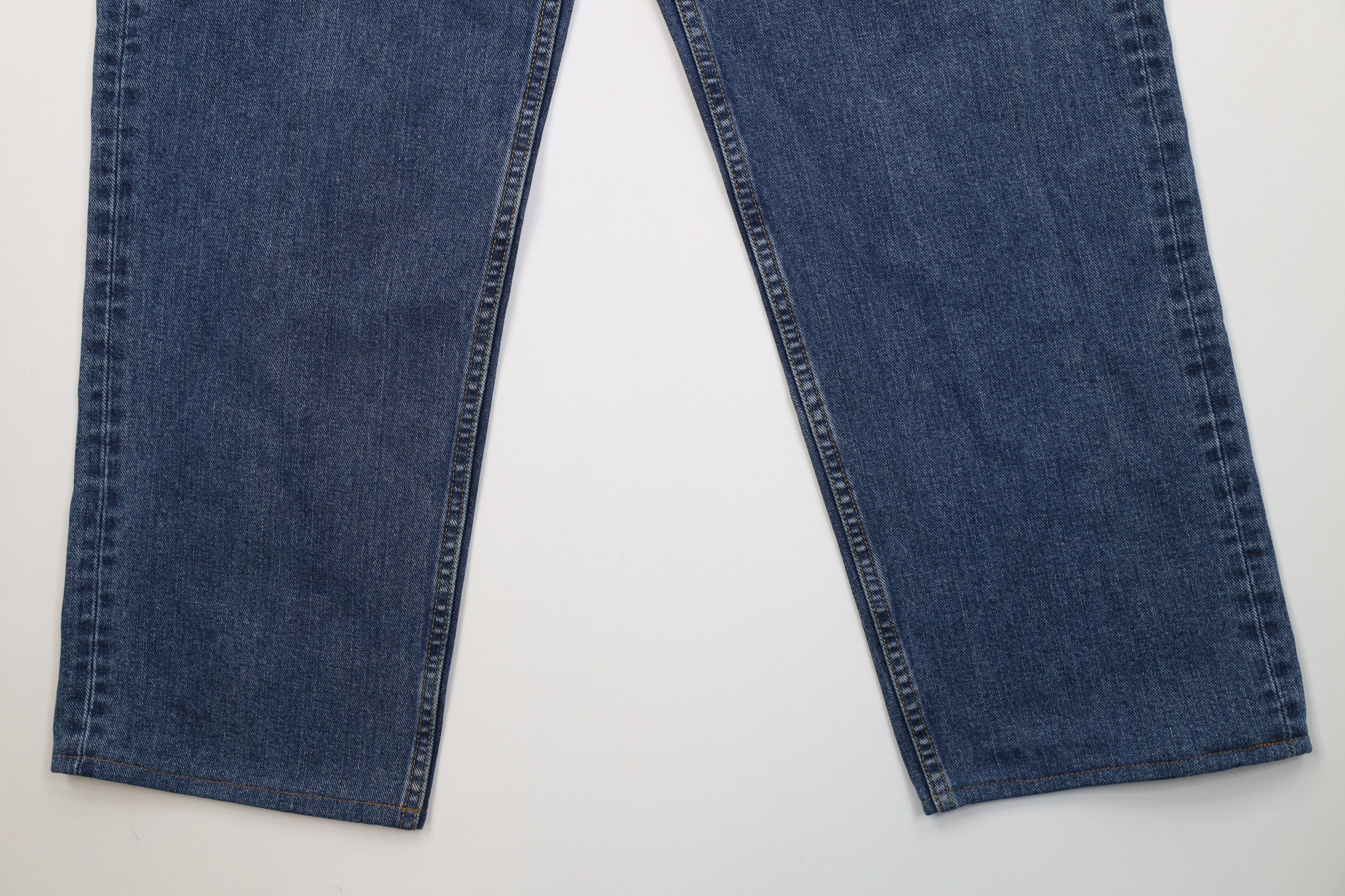 Nautica Vintage 90s Y2K Nautica Wide Leg Denim Jeans Blue Cotton Size US 32 / EU 48 - 4 Thumbnail