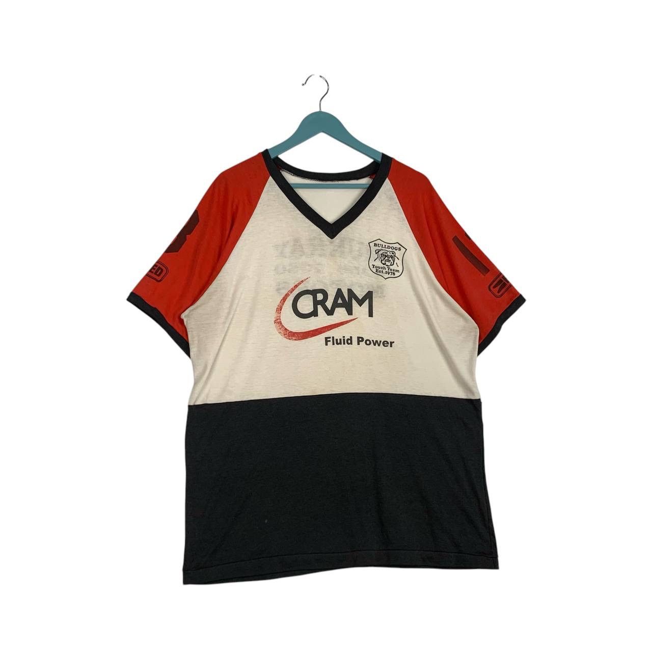 Designer × Vintage Vintage T-Shirt BULLDOGS Touch Team Est.1918 Size US L / EU 52-54 / 3 - 5 Thumbnail