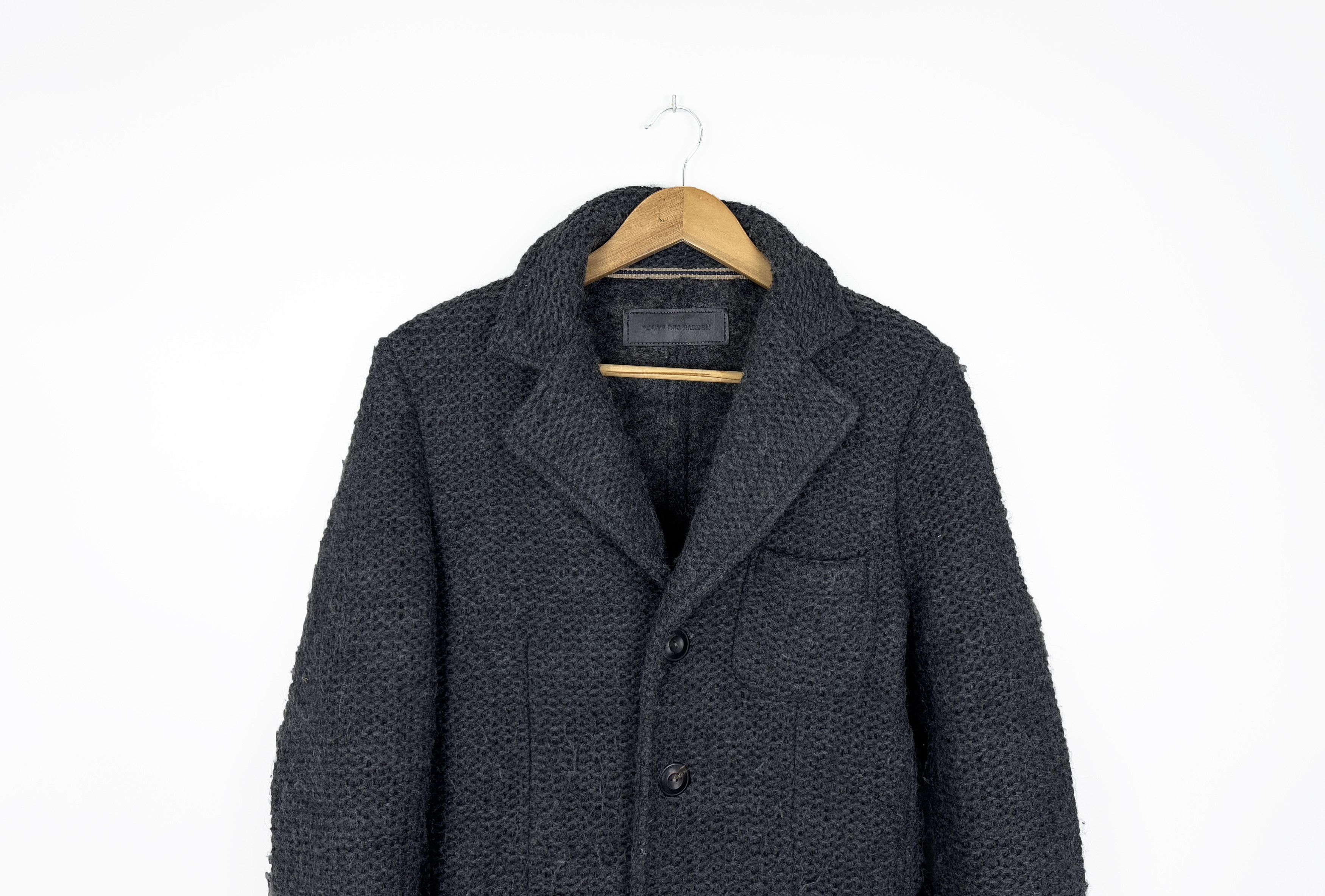 Route des Garden ROUTE DES GARDEN Wool Coat Jacket Made in Italy Size US M / EU 48-50 / 2 - 2 Thumbnail