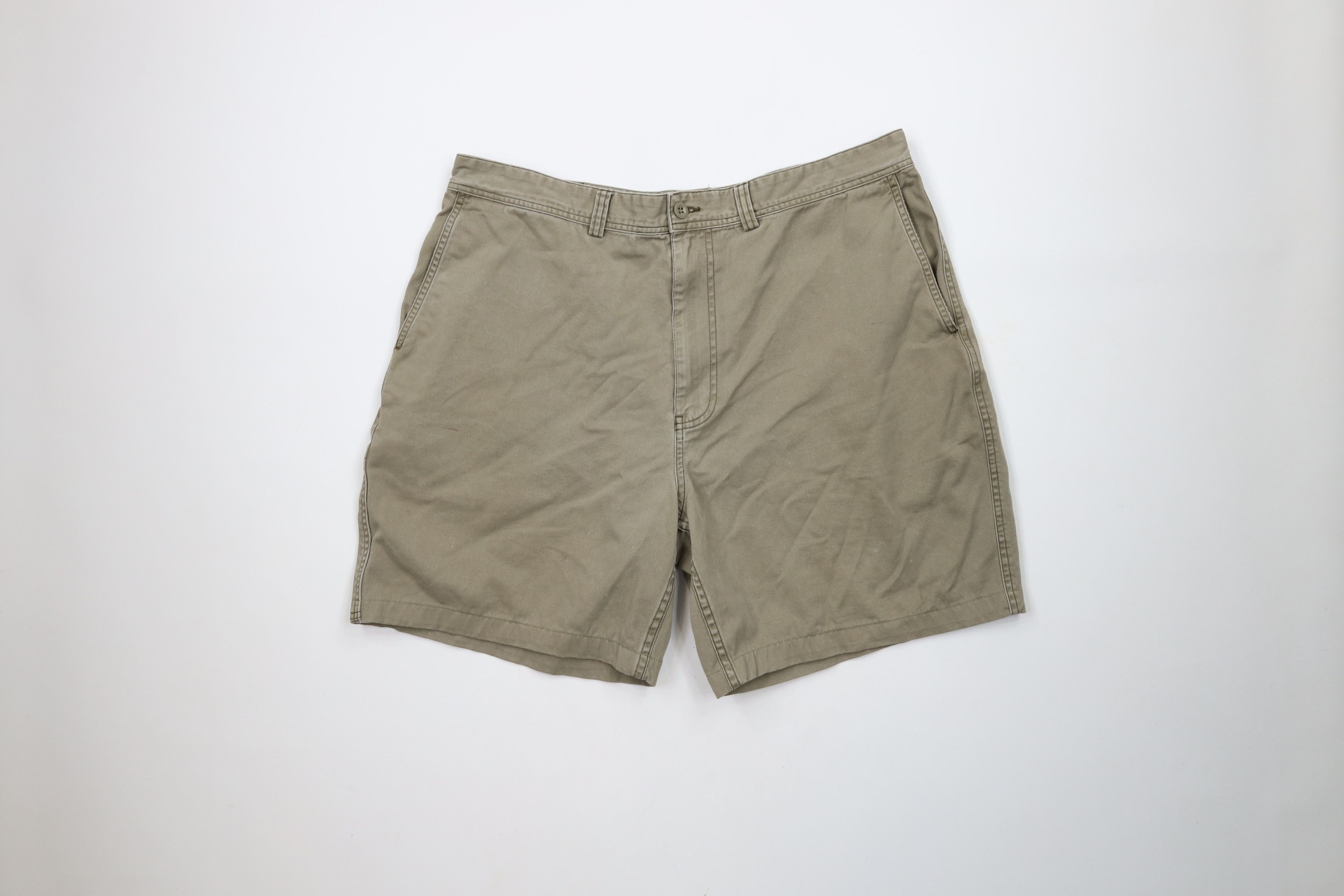 Ralph Lauren × Vintage Vintage 90s Ralph Lauren Above Knee Military Chino Shorts Size US 38 / EU 54 - 1 Thumbnail