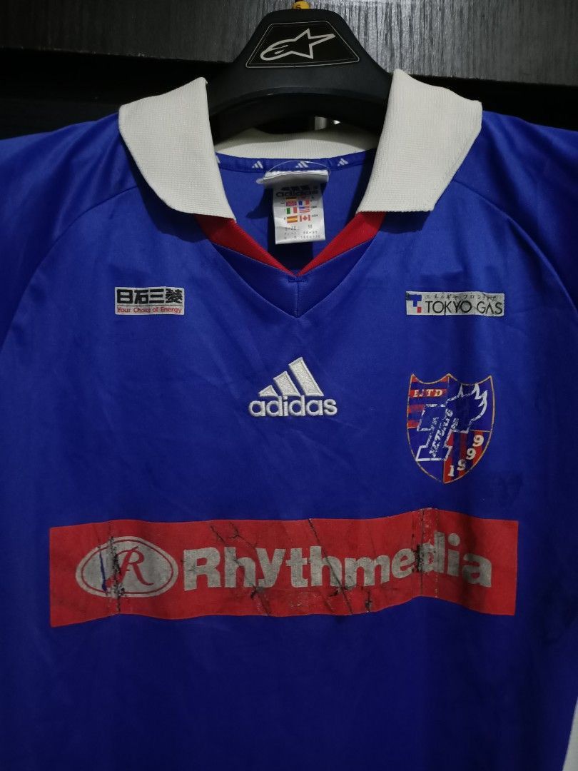 Adidas Vintage FC Tokyo Adidas Warm Up Jersey 2000/01 M Size US M / EU 48-50 / 2 - 2 Thumbnail