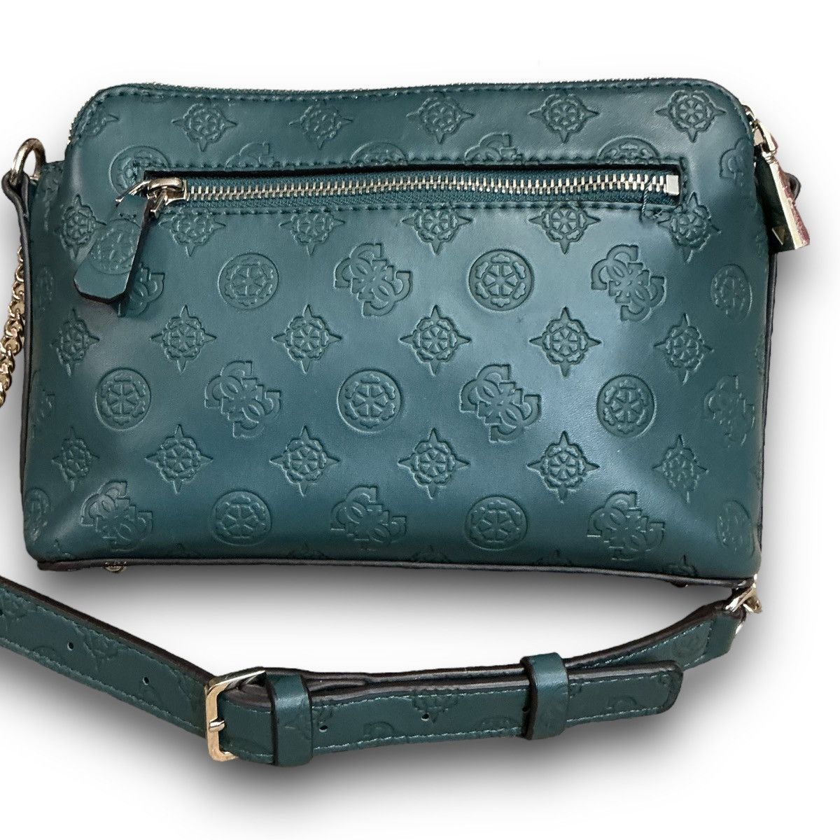 Guess Y2K Vintage Guess Teal Double Zip Crossbody Bag Size ONE SIZE - 2 Thumbnail