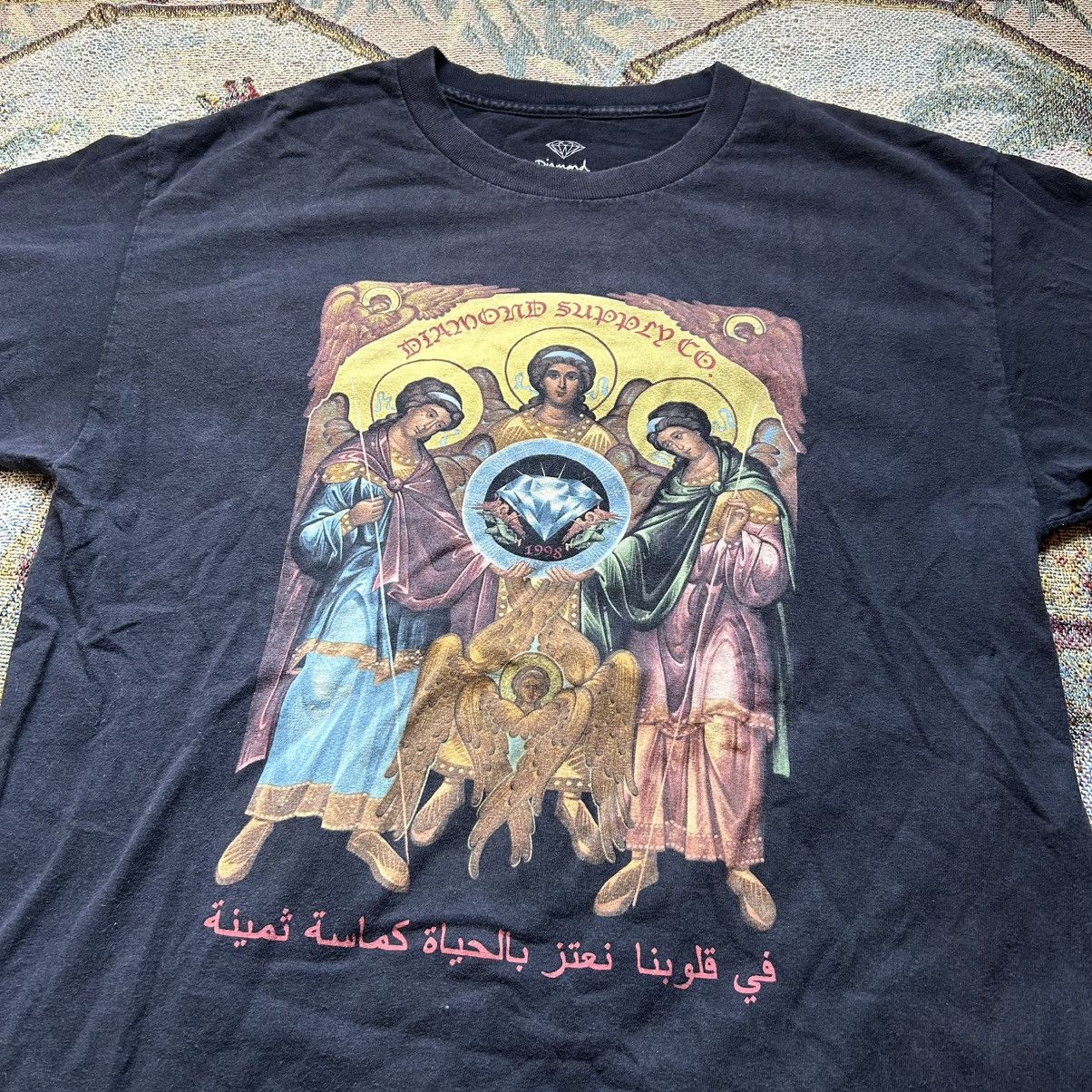 Diamond Supply Co. Vintage skate faded diamond supply co archangels arabic tee Size US L / EU 52-54 / 3 - 2 Thumbnail