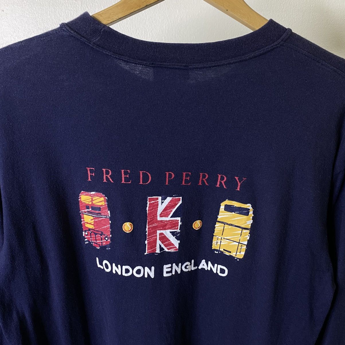 Fred Perry Vintage Y2K Fred Perry London England LS T Shirt Size US M / EU 48-50 / 2 - 2 Thumbnail