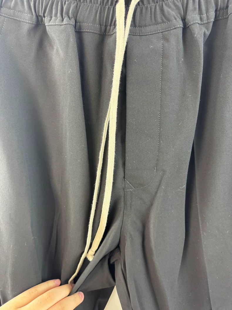 Rick Owens Rick Owens Wide-leg draw sting pants Size US 40 / EU 56 - 2 Thumbnail