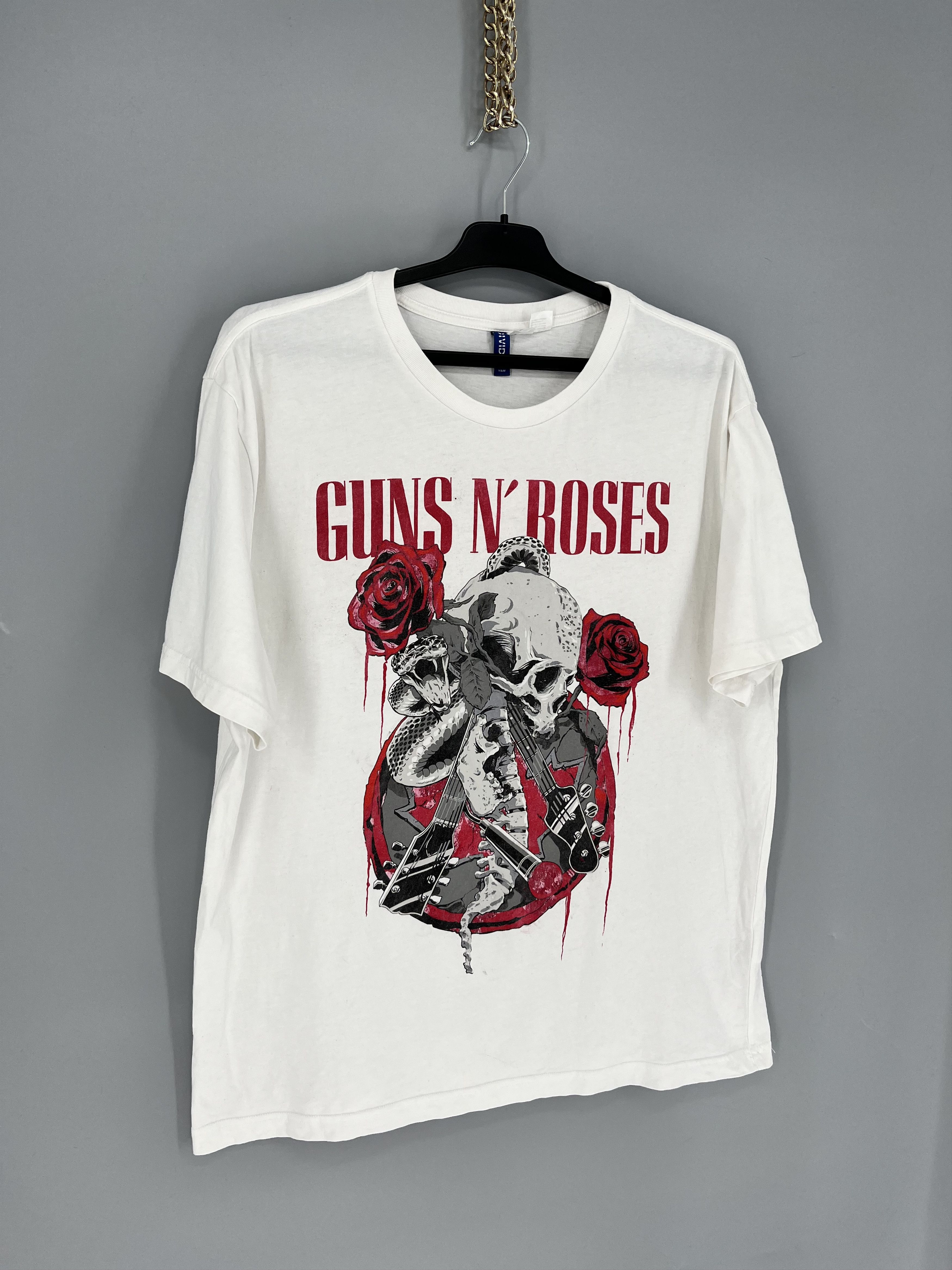 Japanese Brand × Vintage Vintage Y2K Guns And Roses World Tour Band Rock Meta Size US XL / EU 56 / 4 - 2 Thumbnail