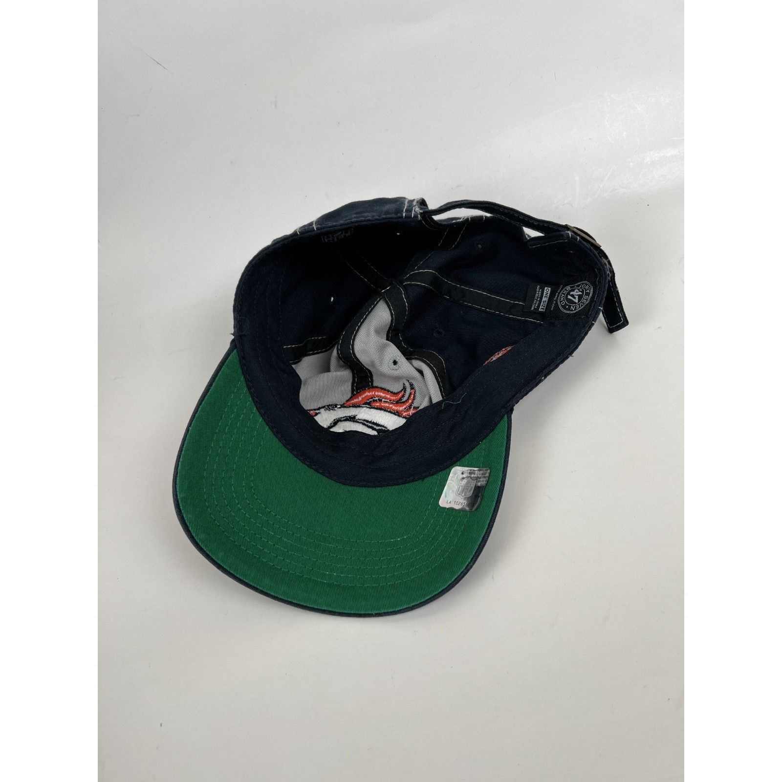 47 Brand Denver Broncos NFL '47 CLEAN UP Cap Hat Adjustable Strapback Size ONE SIZE - 7 Thumbnail