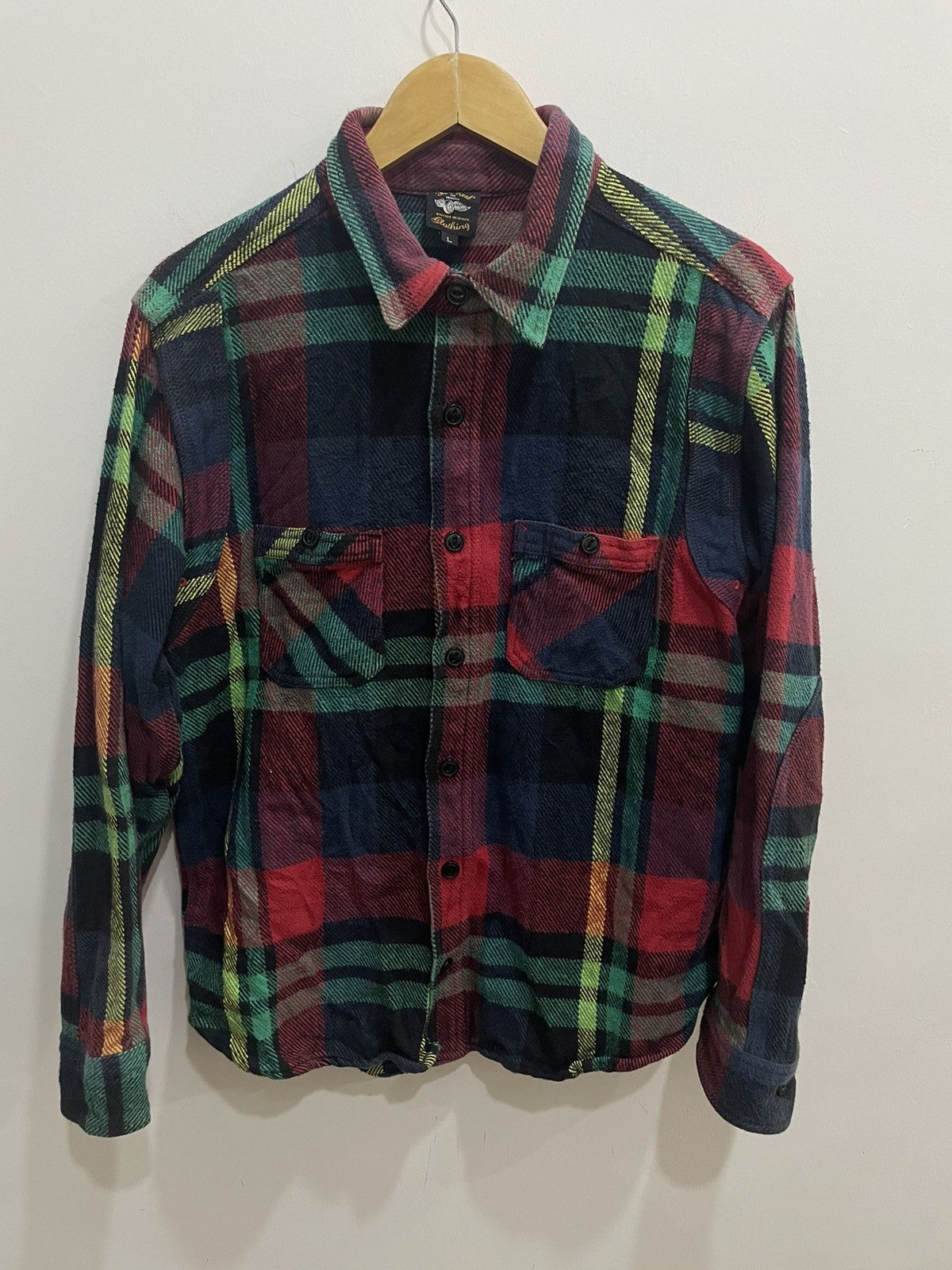 Bare Knuckles Knuckles Head & Co Heavy Cotton Flannel Size US L / EU 52-54 / 3 - 17 Thumbnail