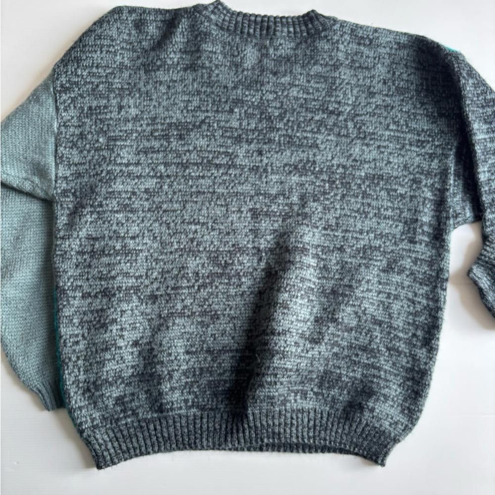 Designer Vintage Grandpa CACHAREL Knit Sweater Size US L / EU 52-54 / 3 - 2 Thumbnail
