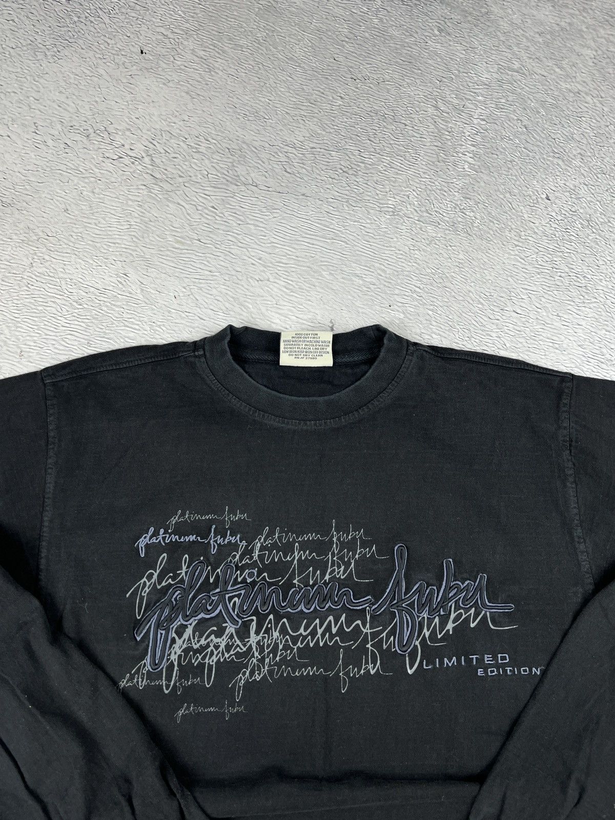 Fubu × Rap Tees × Vintage Vintage FUBU Platinum limited edition faded rap long sleeve Size US M / EU 48-50 / 2 - 3 Thumbnail