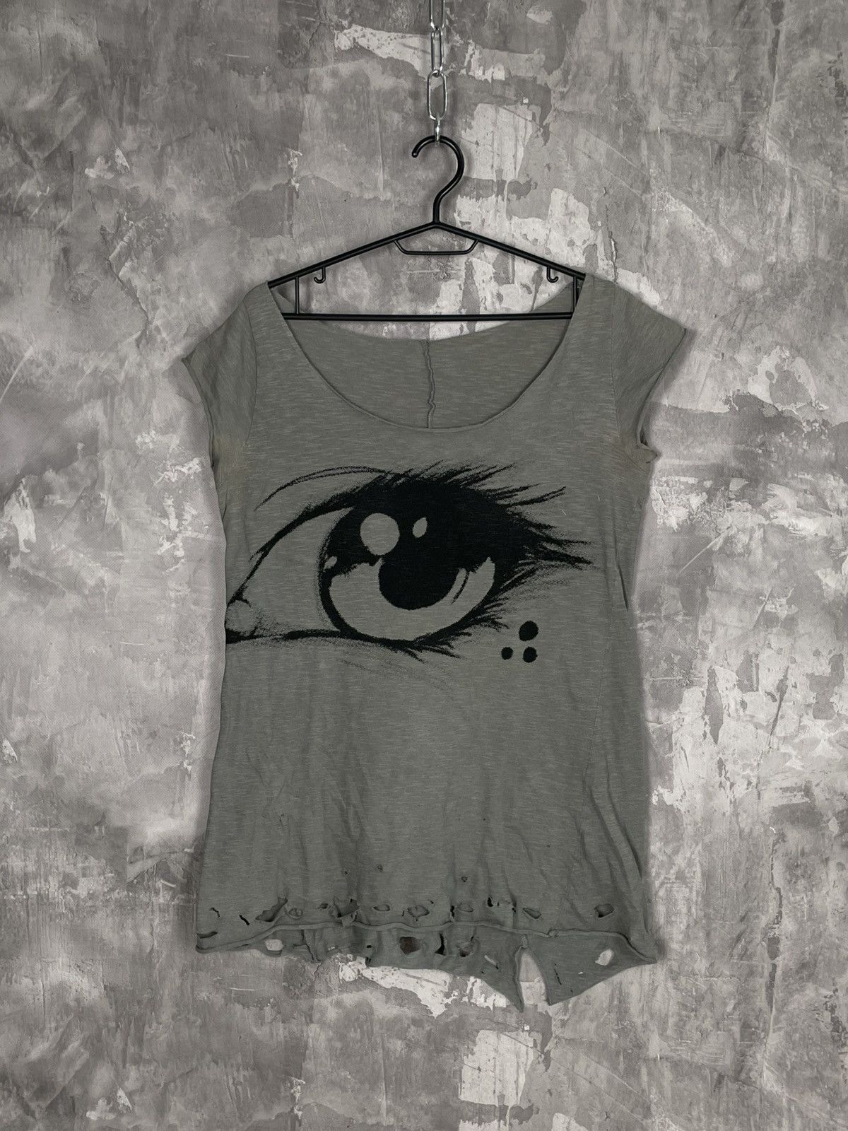 Hysteric Glamour × If Six Was Nine × Japanese Brand Vintage 00s Eye Logo Distressed Japanese Vibe T shirt Size XL / US 12-14 / IT 48-50 - 1 Thumbnail