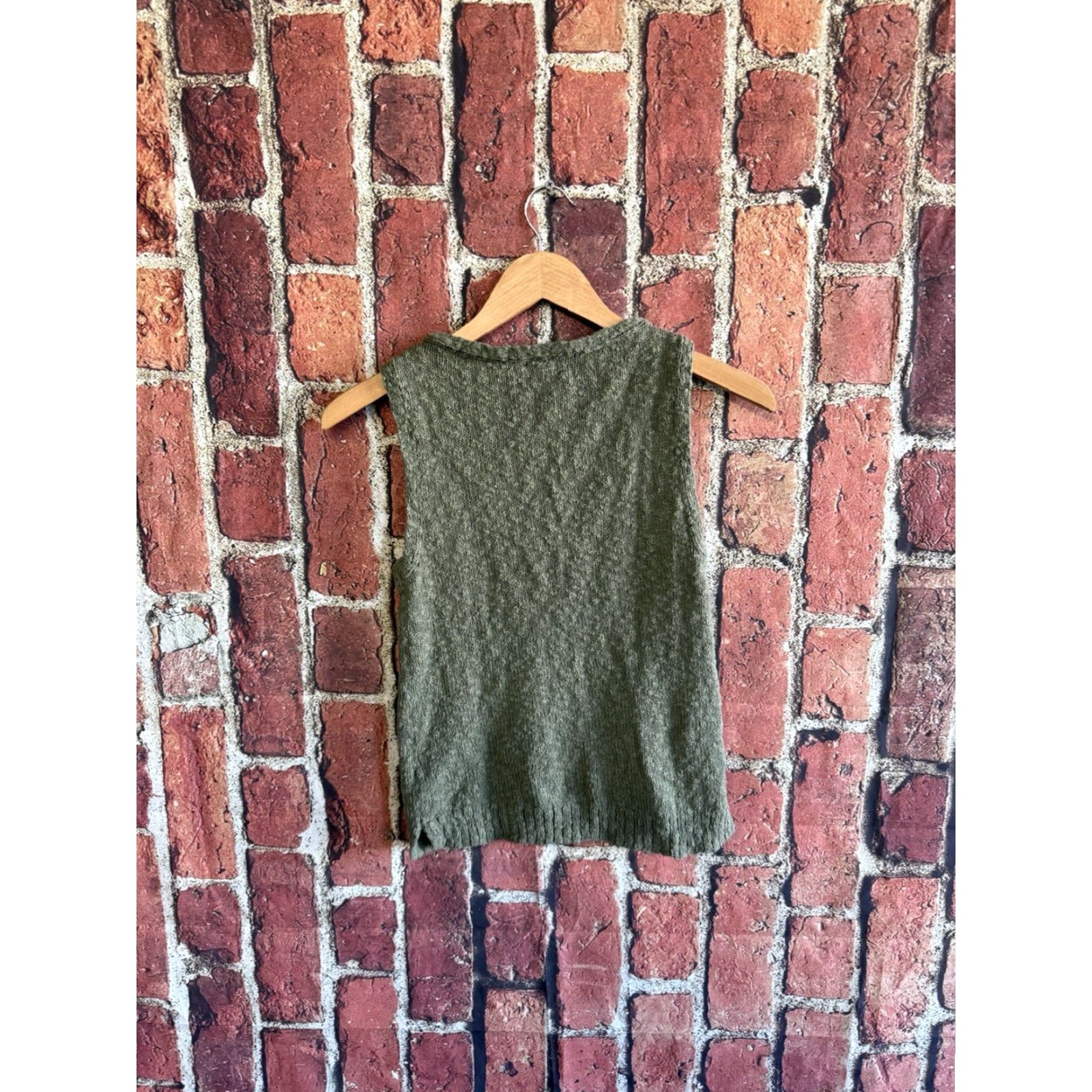 J.Crew J.CREW Womens Green Knit Sleeveless Tank Top Shirt Cropped XS NWOT Size XS / US 0-2 / IT 36-38 - 2 Thumbnail