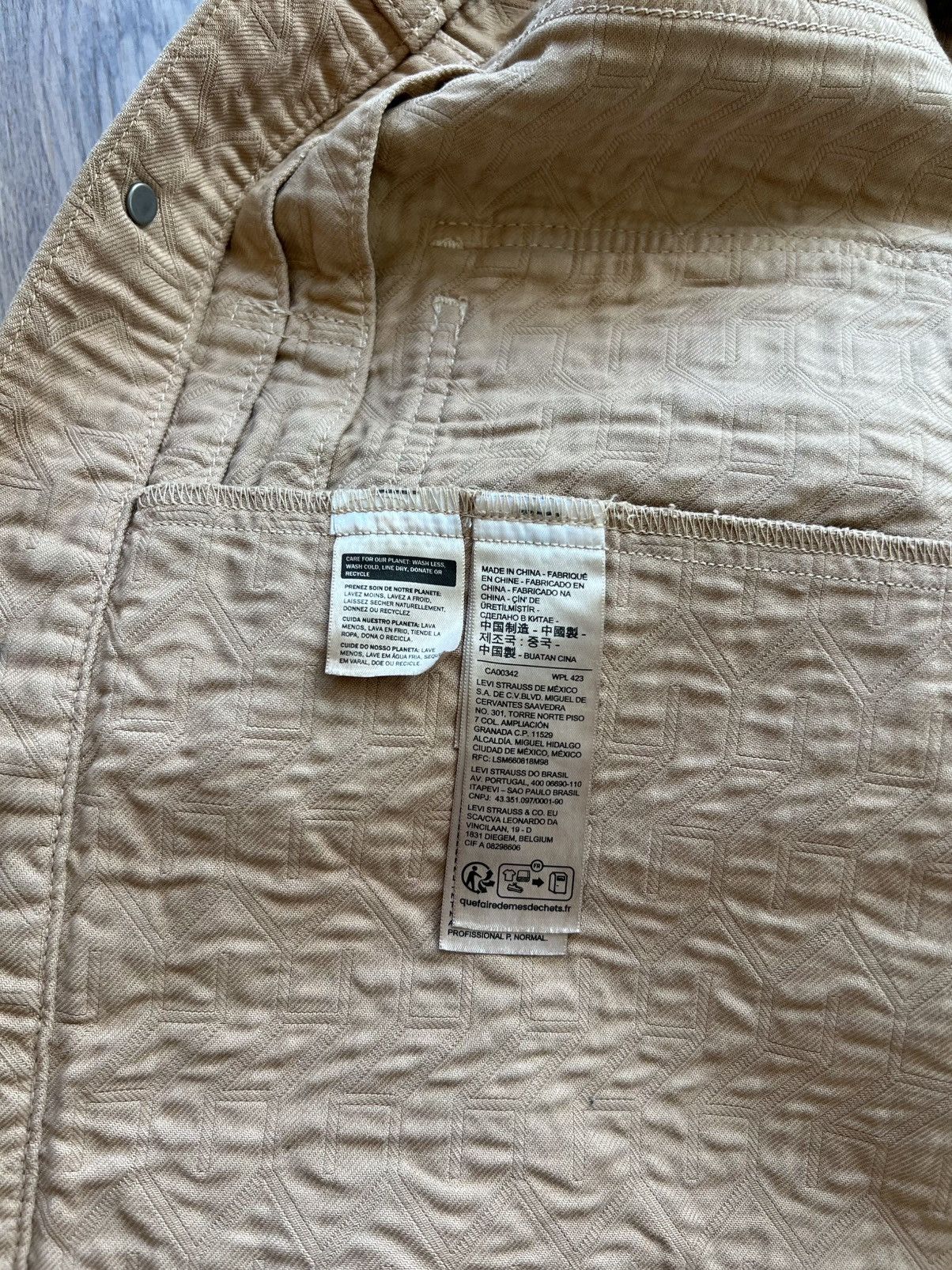 Levi's × Stussy Stussy x Levi’s Jacquard Trucker Jacket Brown Large Size US L / EU 52-54 / 3 - 11 Thumbnail