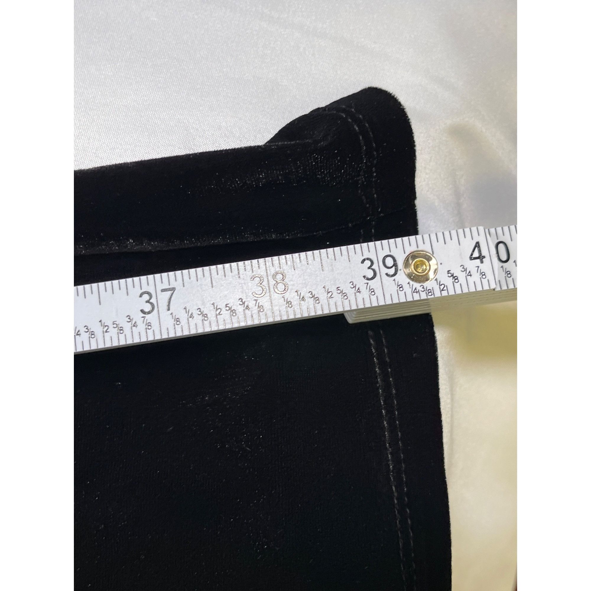 Other Prelude SKU 7614 Black Velvet Strapless Jumpsuit Size 4 Size 27" / US 4 / IT 40 - 8 Thumbnail