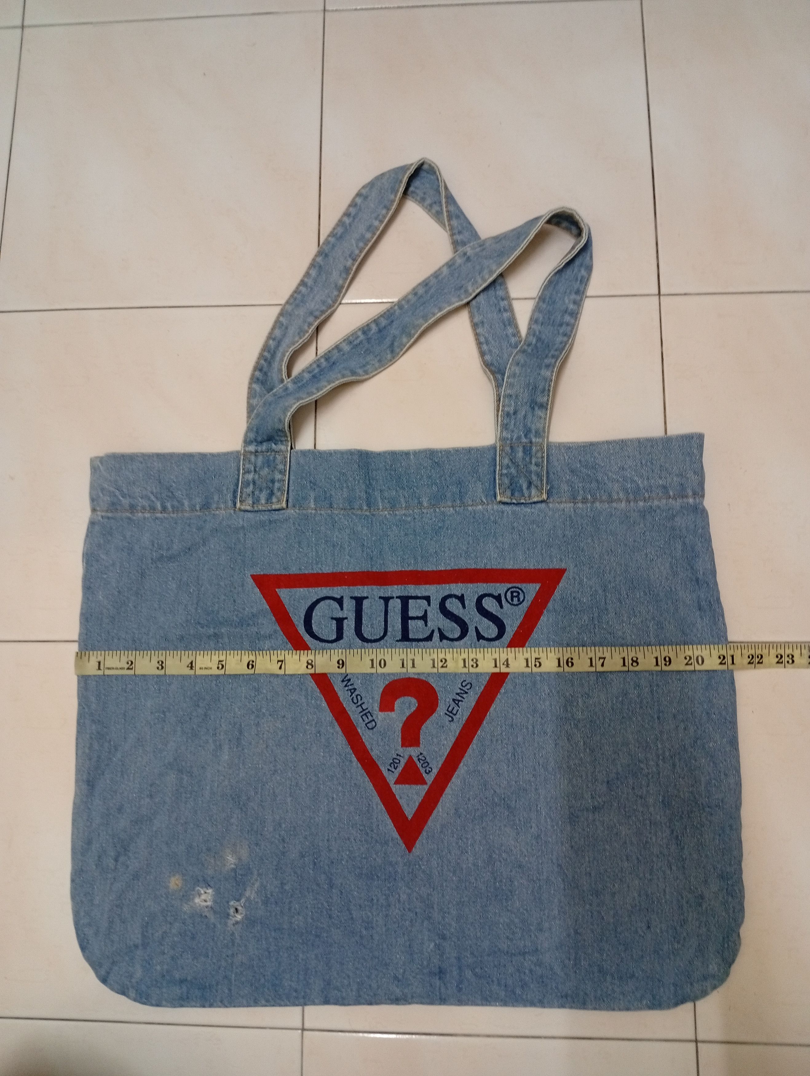 Guess × Vintage vintage tote bag X Guess Denim Size ONE SIZE - 2 Thumbnail