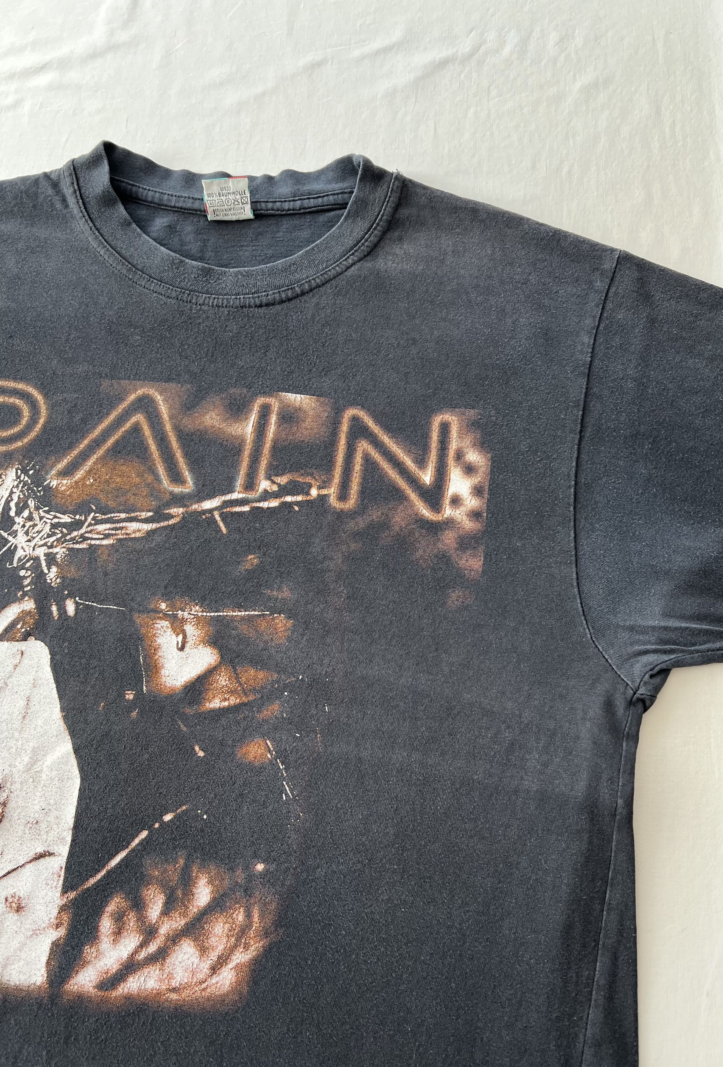 Band Tees Vintage 90s Pain 21st Century Hypocrisy Peter Tagtgren Size US XL / EU 56 / 4 - 6 Thumbnail