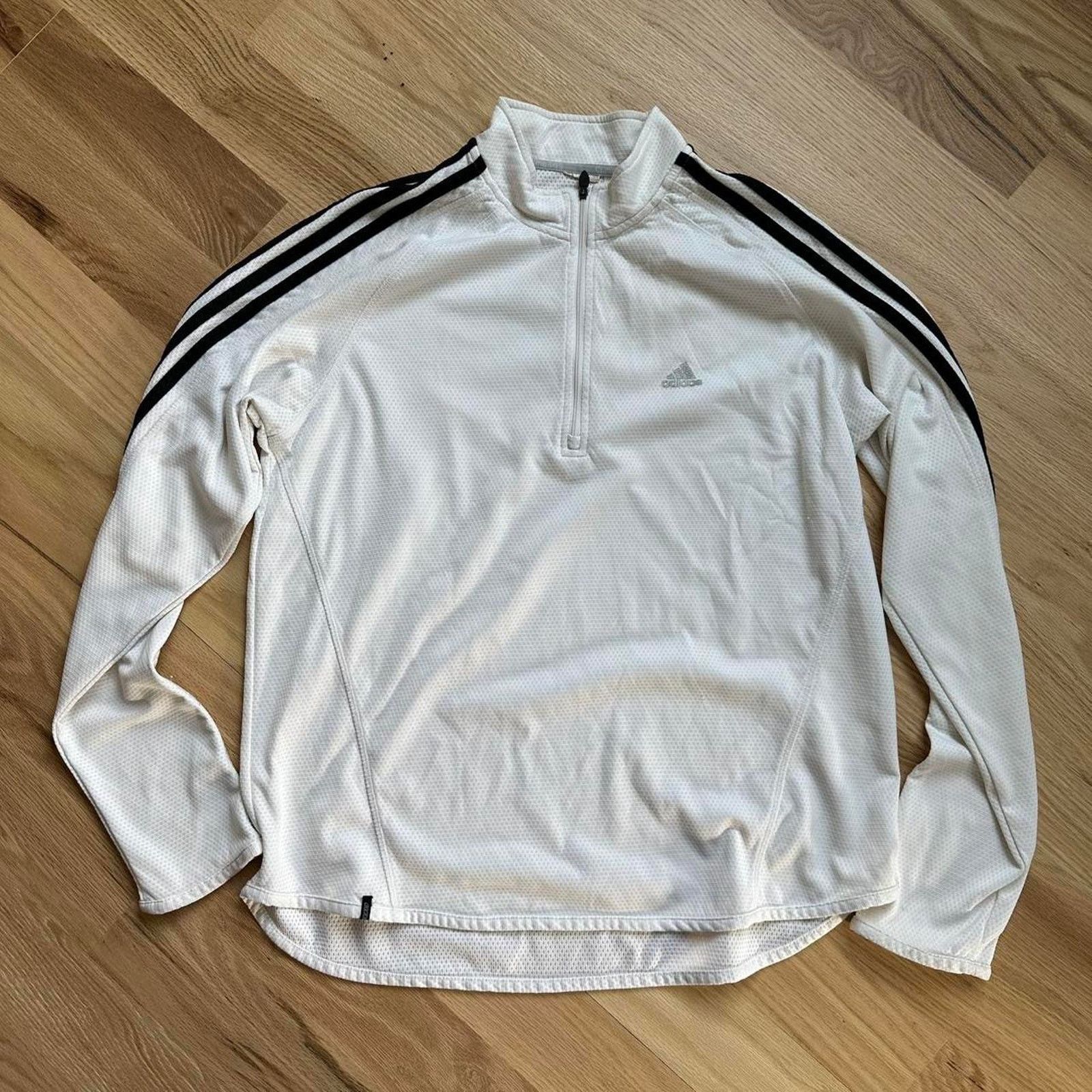 Adidas × Vintage Vintage Y2K Adidas Quarterzip Fitted Dri Fit Longsleeve Size US XL / EU 56 / 4 - 3 Thumbnail