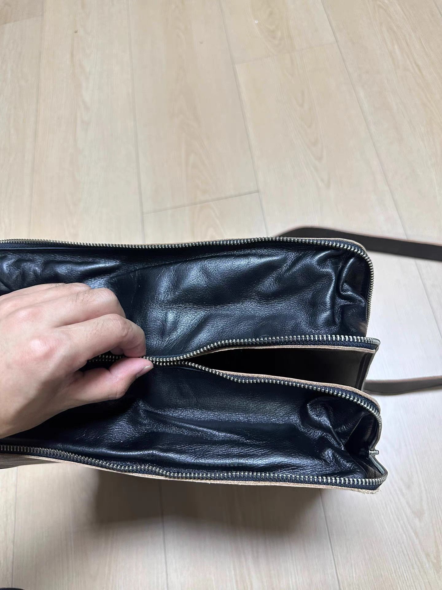 Yohji Yamamoto Yohji Yamamoto Convertible Briefcase Crossbody K20 Size ONE SIZE - 8 Thumbnail